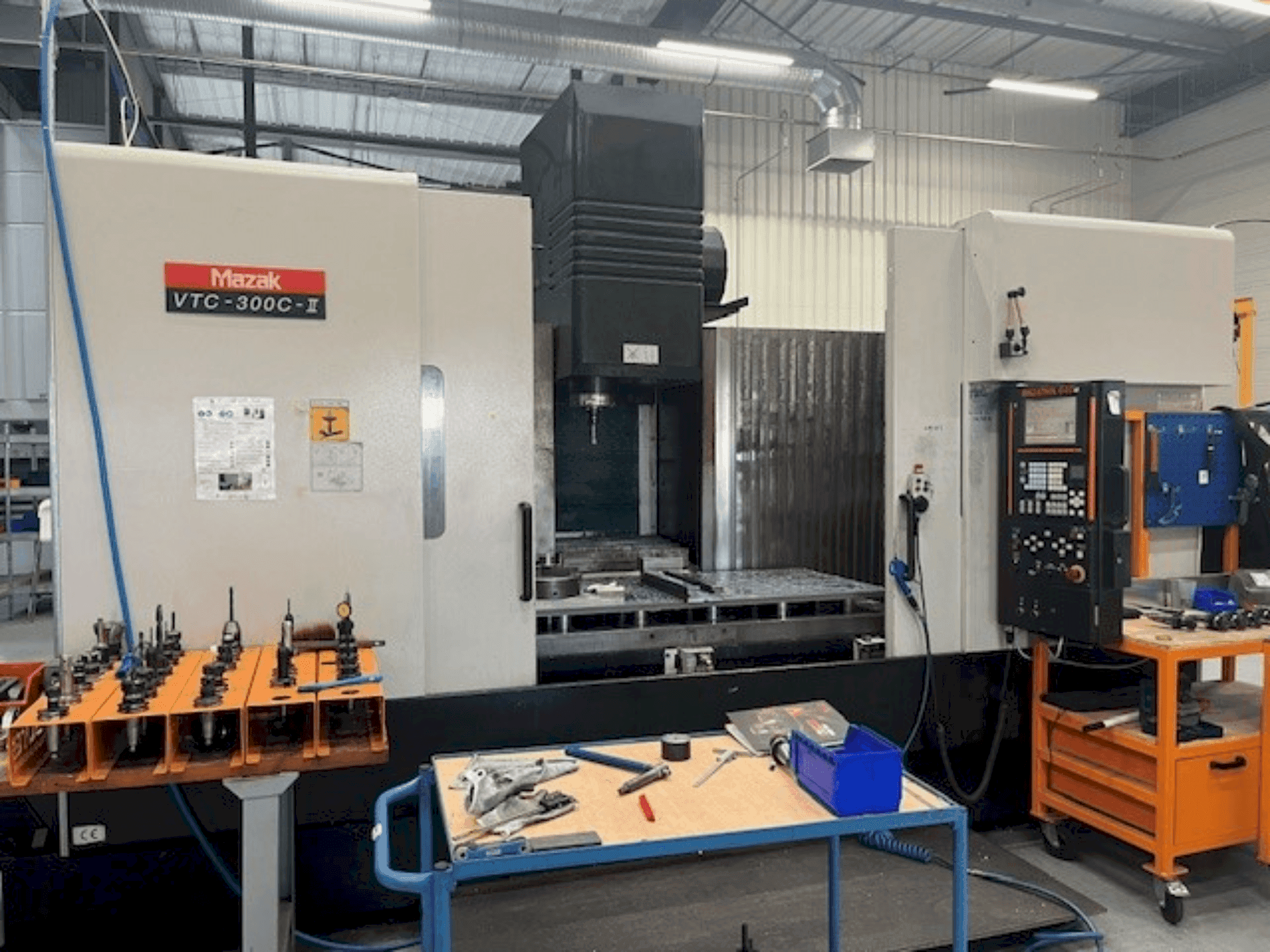 Front view of Mazak VTC-300C-II  machine