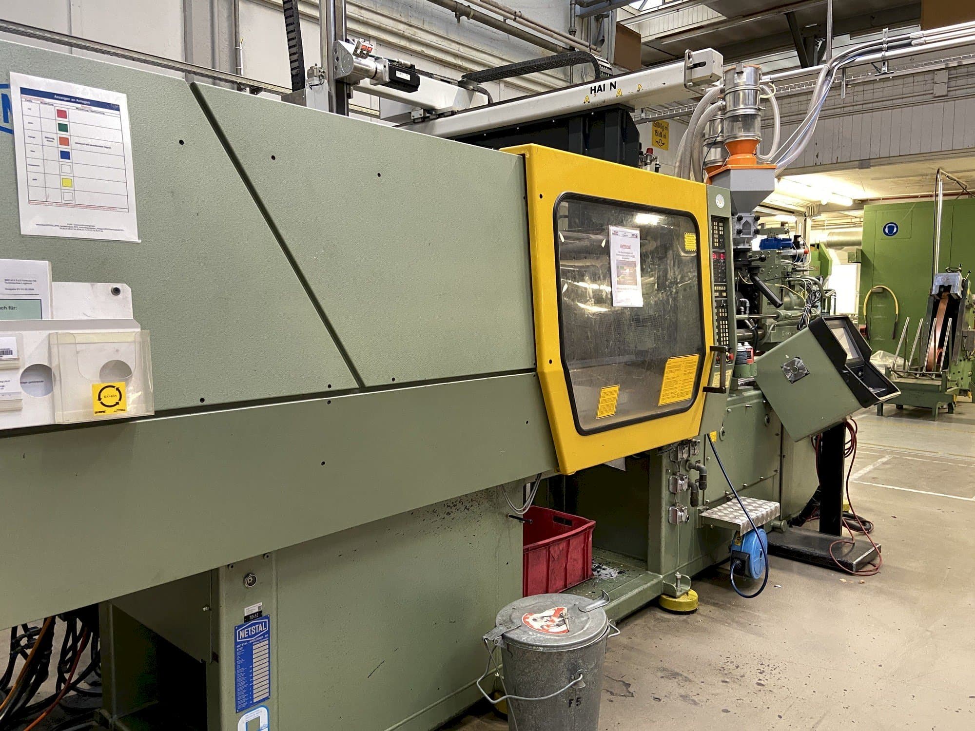 Front view of Netstal Synergy 1500K/460  machine