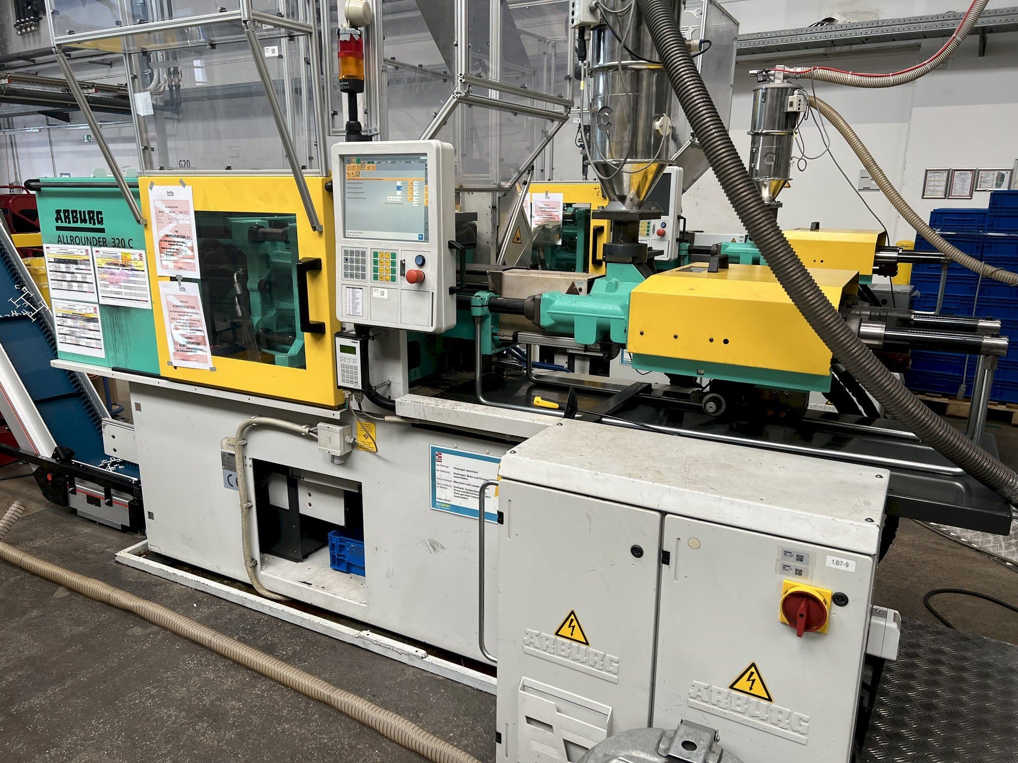 Front view of Arburg Allrounder 320C 500 - 170  machine