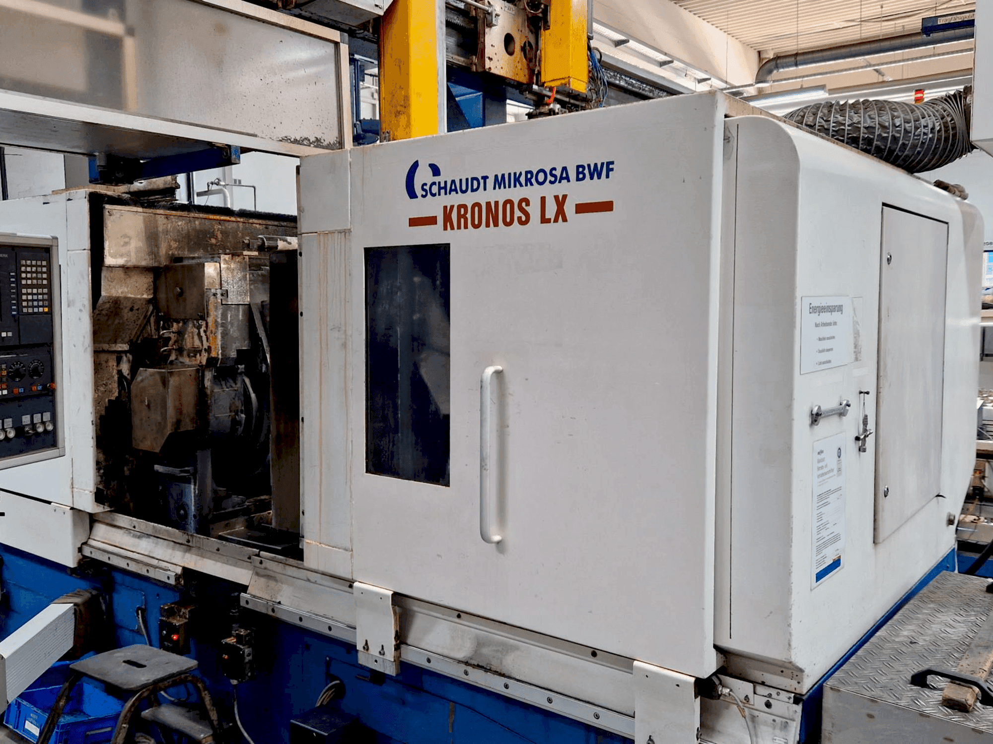 Front view of Schaudt Mikrosa BWF Kronos LX  machine