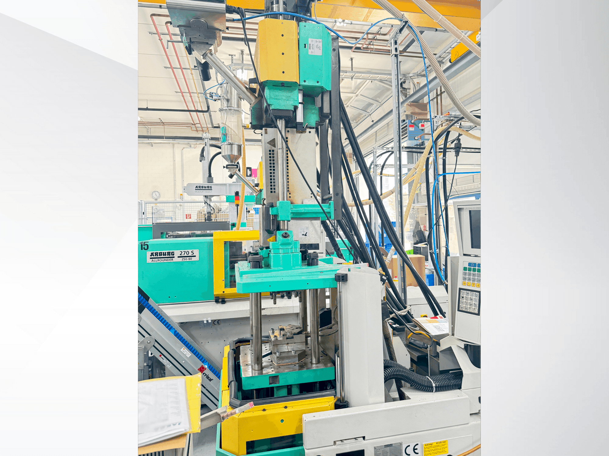 Front view of Arburg 220 S 150-60U  machine