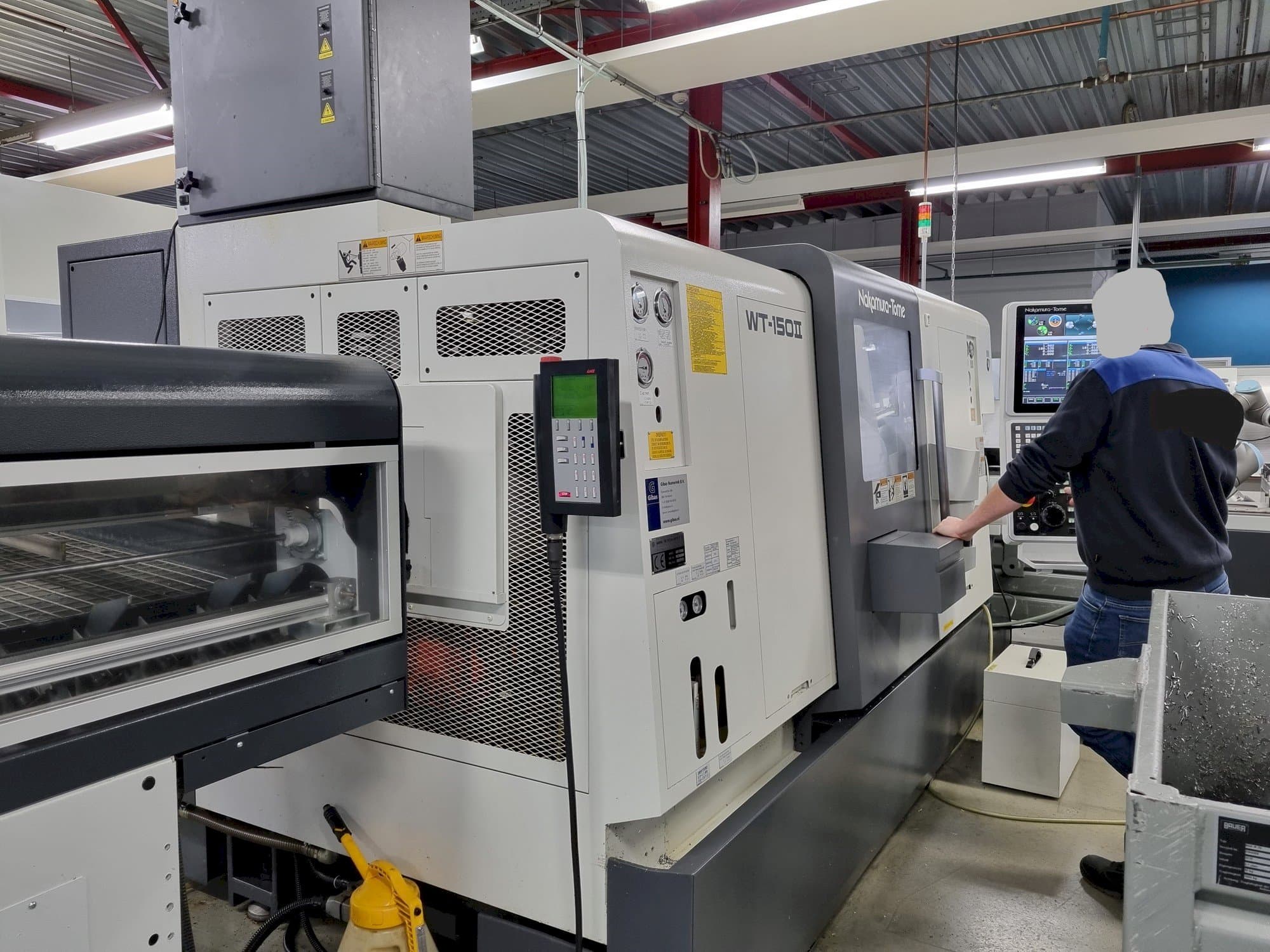 Front view of NAKAMURA-TOME WT-150II  machine