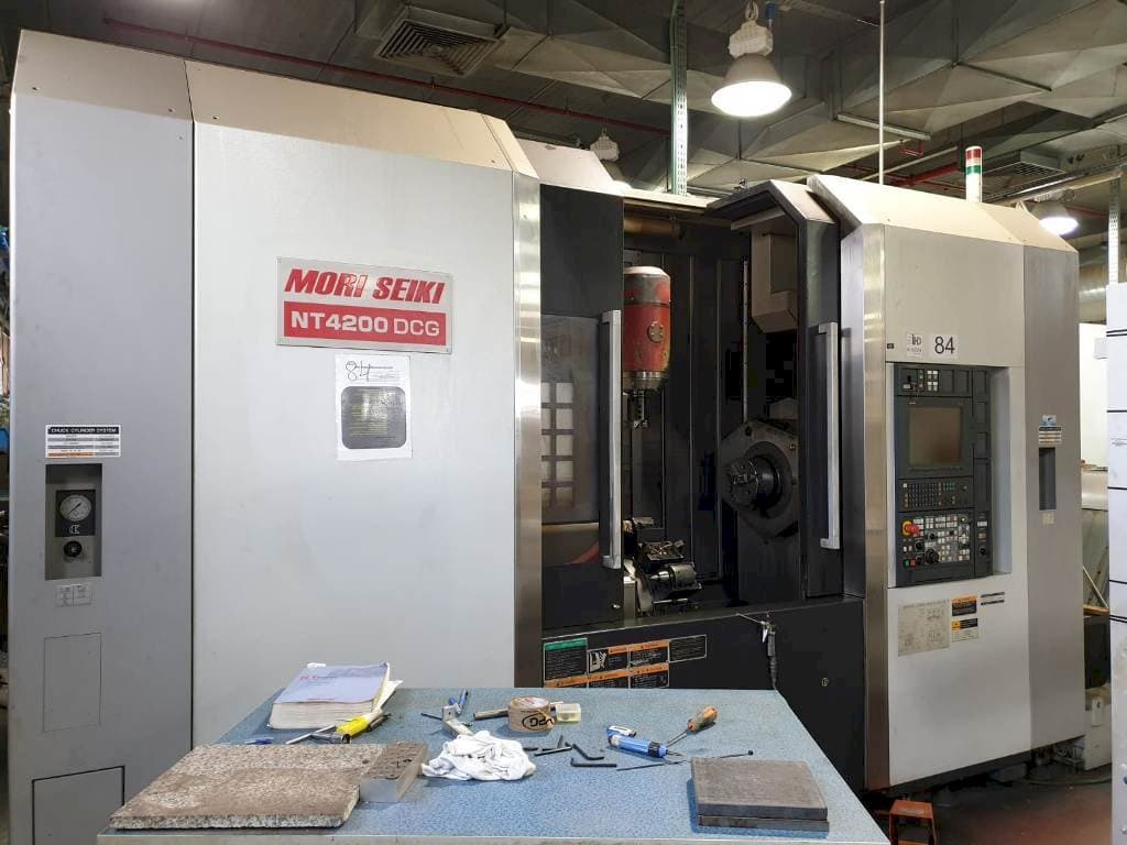 Front view of MORI SEIKI NT4200 DCG  machine
