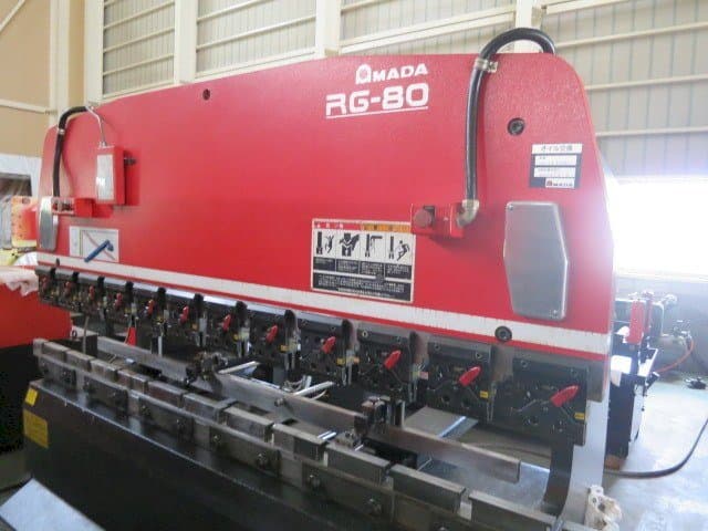 Front view of AMADA RG-80 ABG  machine