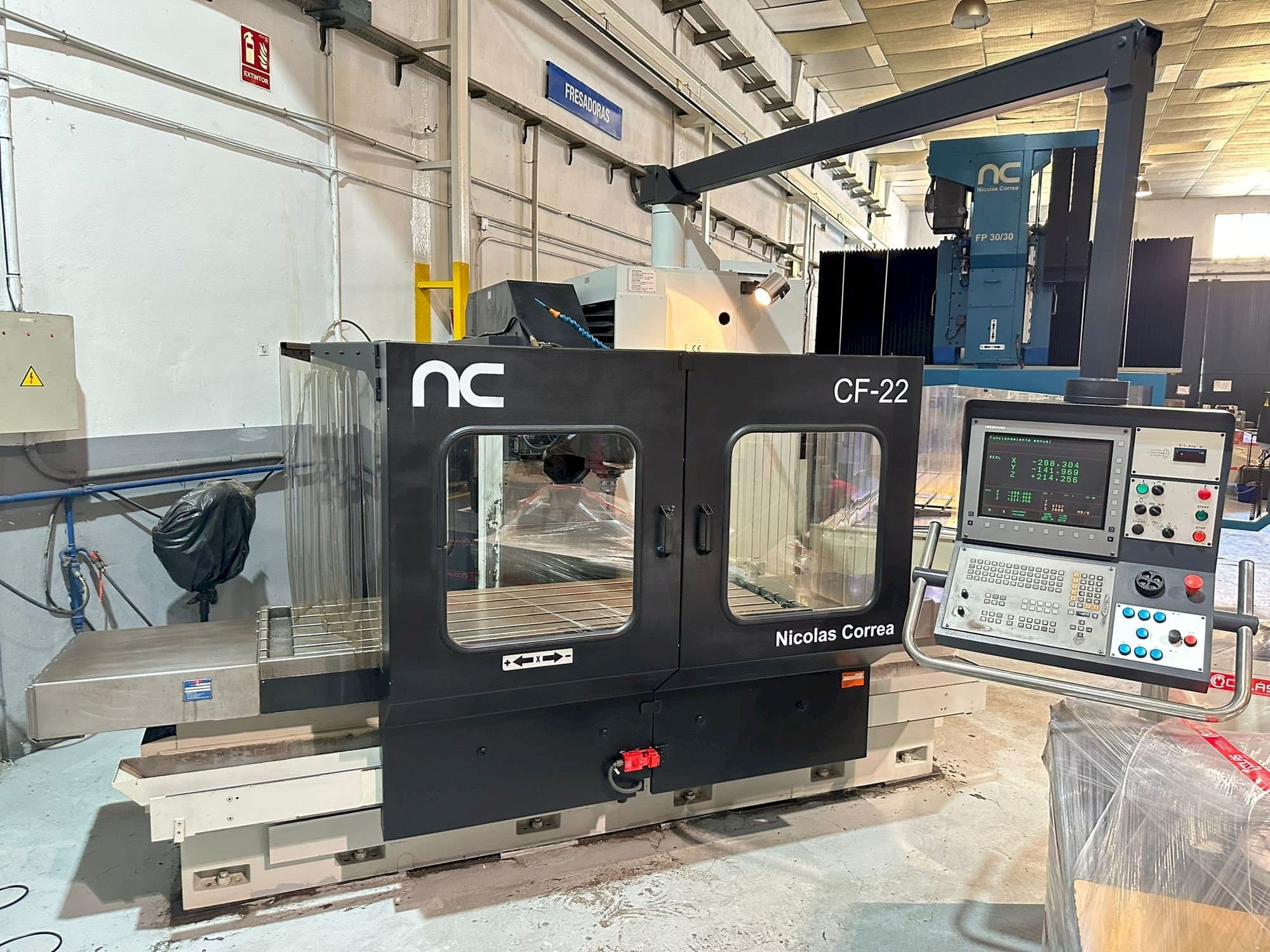 Front view of Nicolas Correa CF22/20  machine