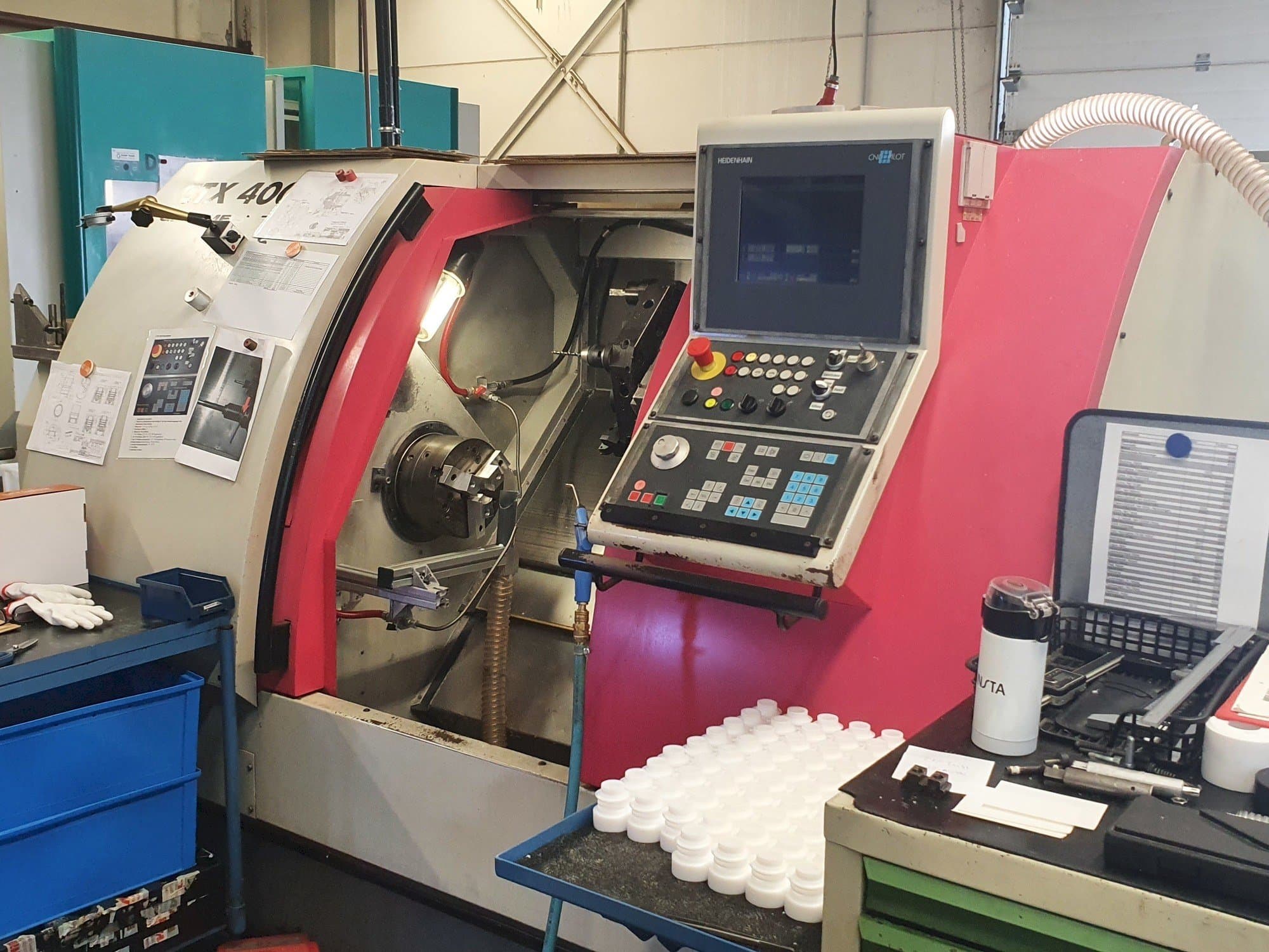 Front view of Gildemeister CTX 400 S2  machine