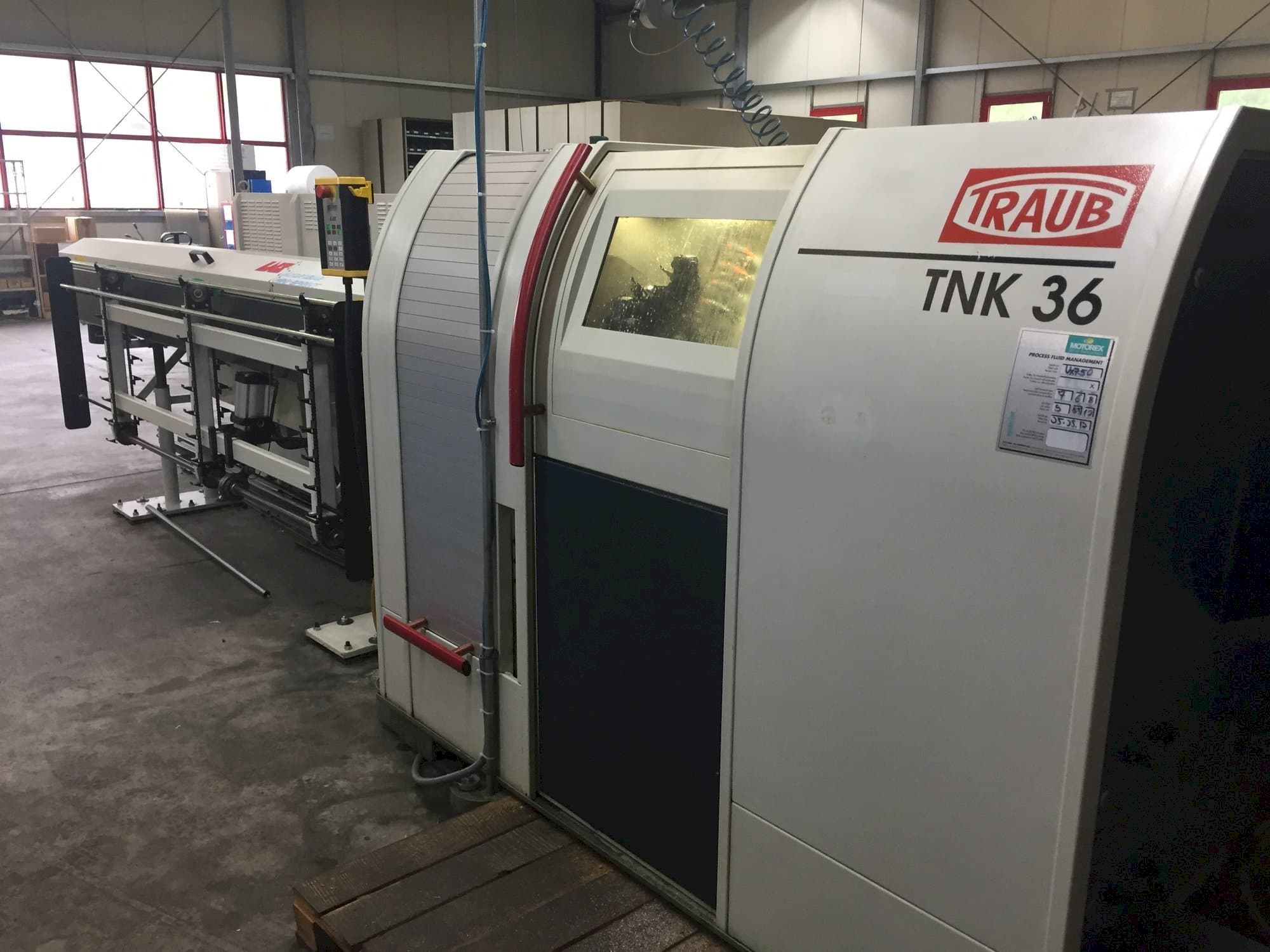 Front view of TRAUB TNK 36 machine