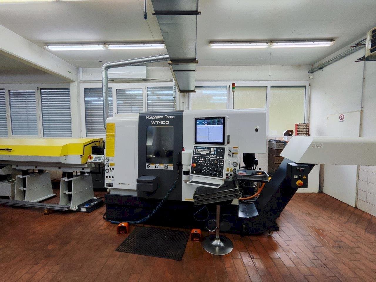 Front view of NAKAMURA-TOME WT-100 MMY  machine