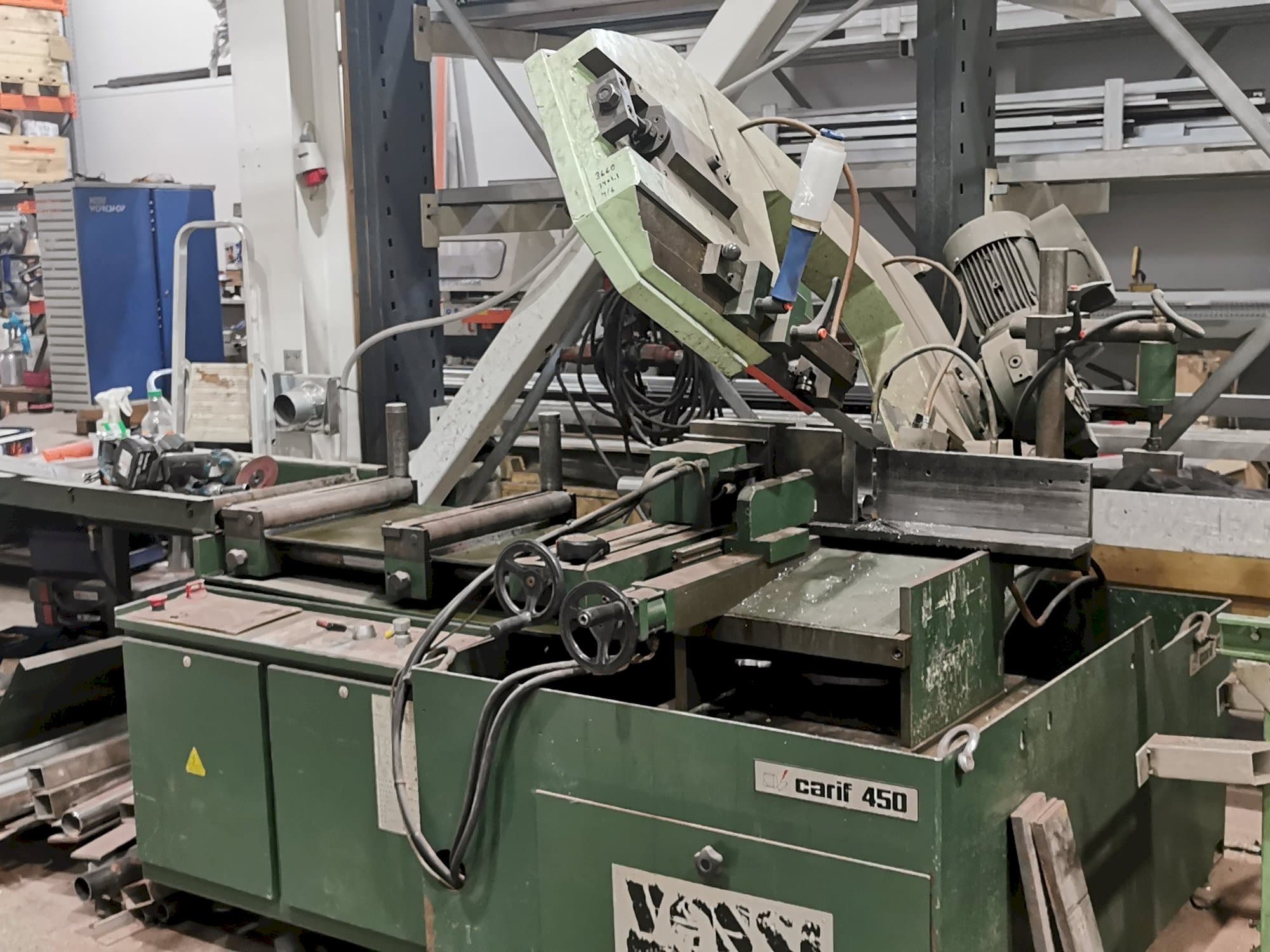 Front view of carif 450 BA  machine