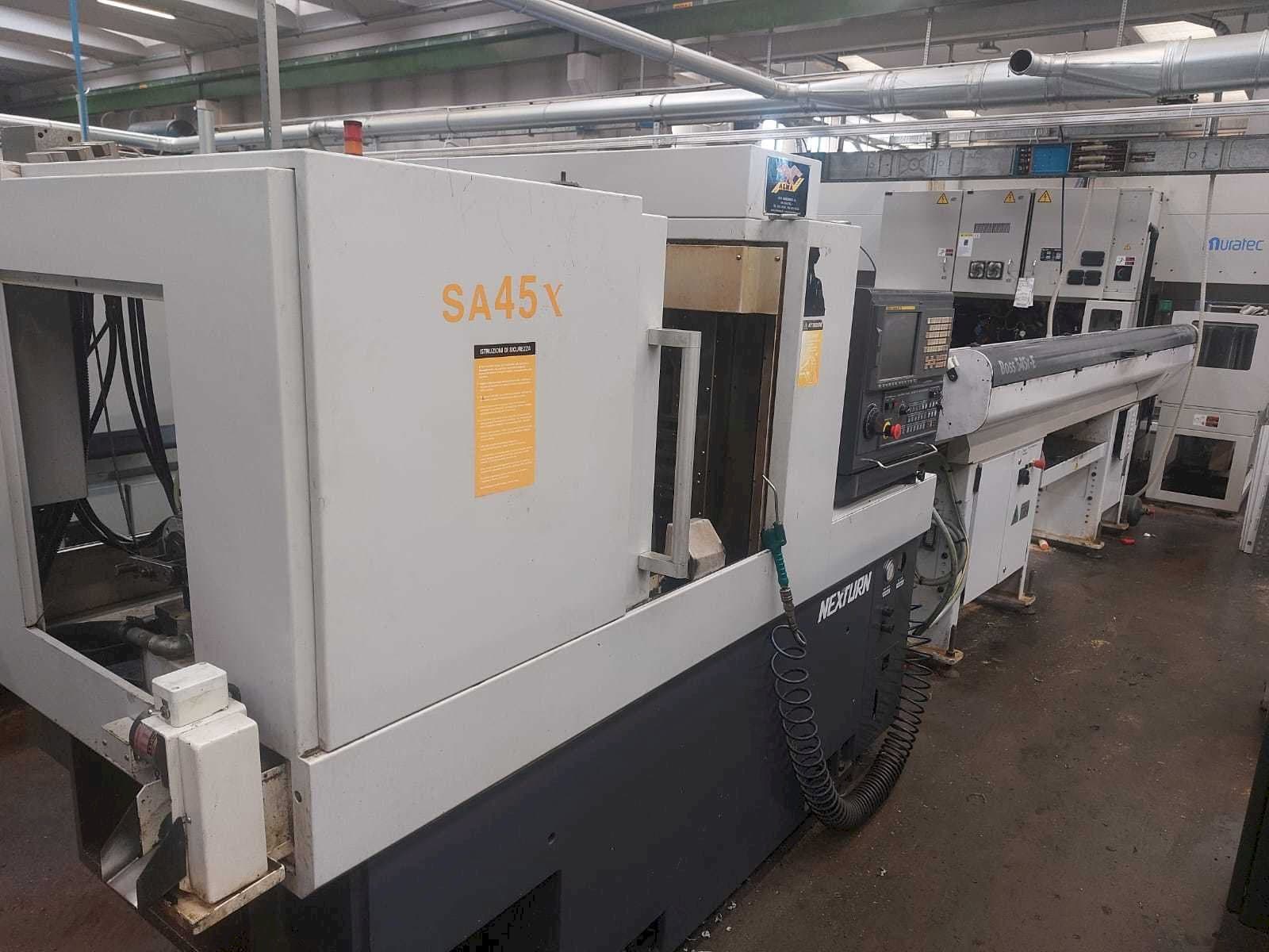 Left side view of Nexturn SA 45X  machine