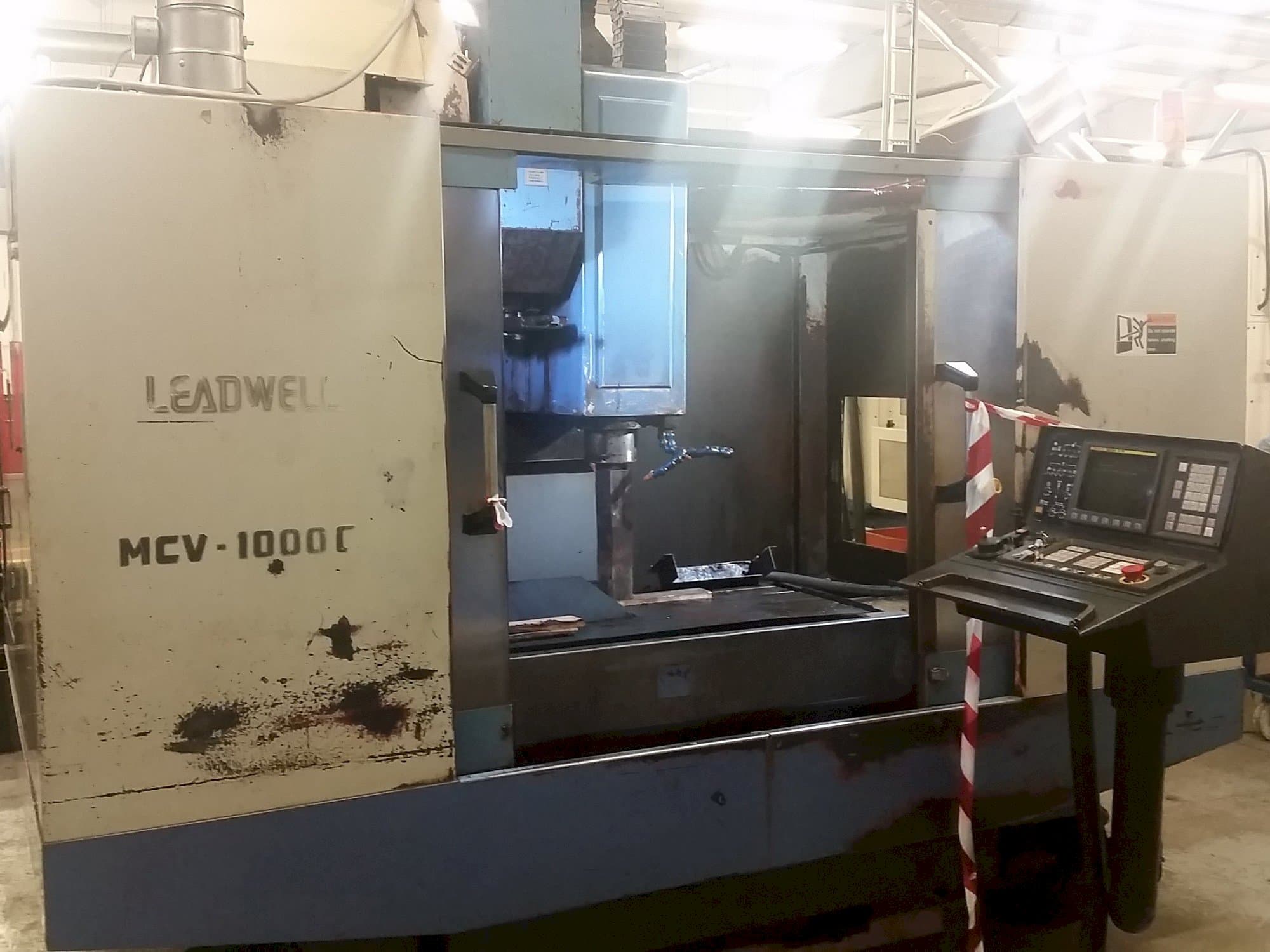 Front view of Leadwell MCV-1000CR  machine