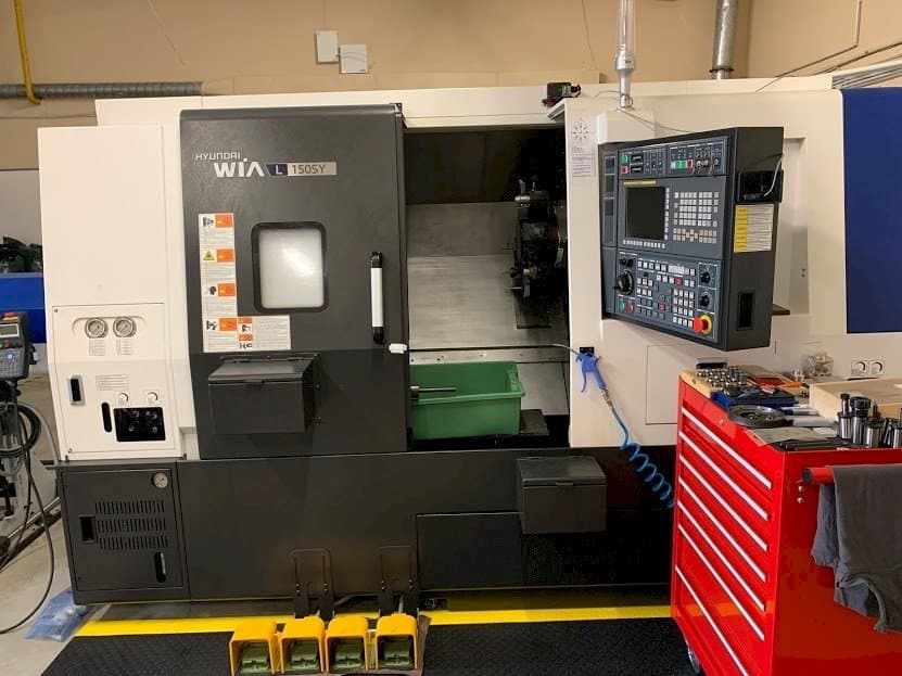 Front view of Hyundai Wia L150SY  machine