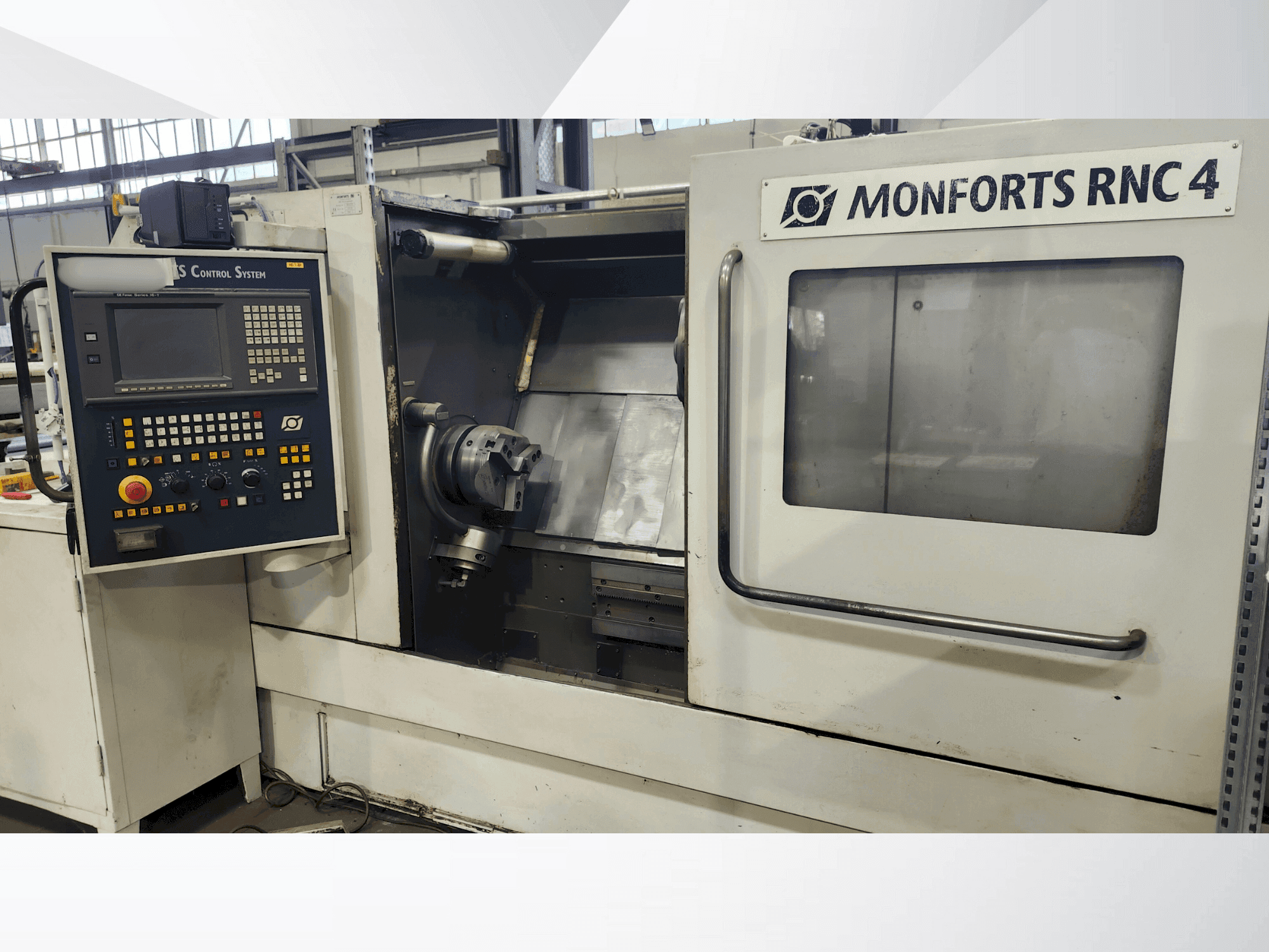 Front view of Monforts RNC 4  machine