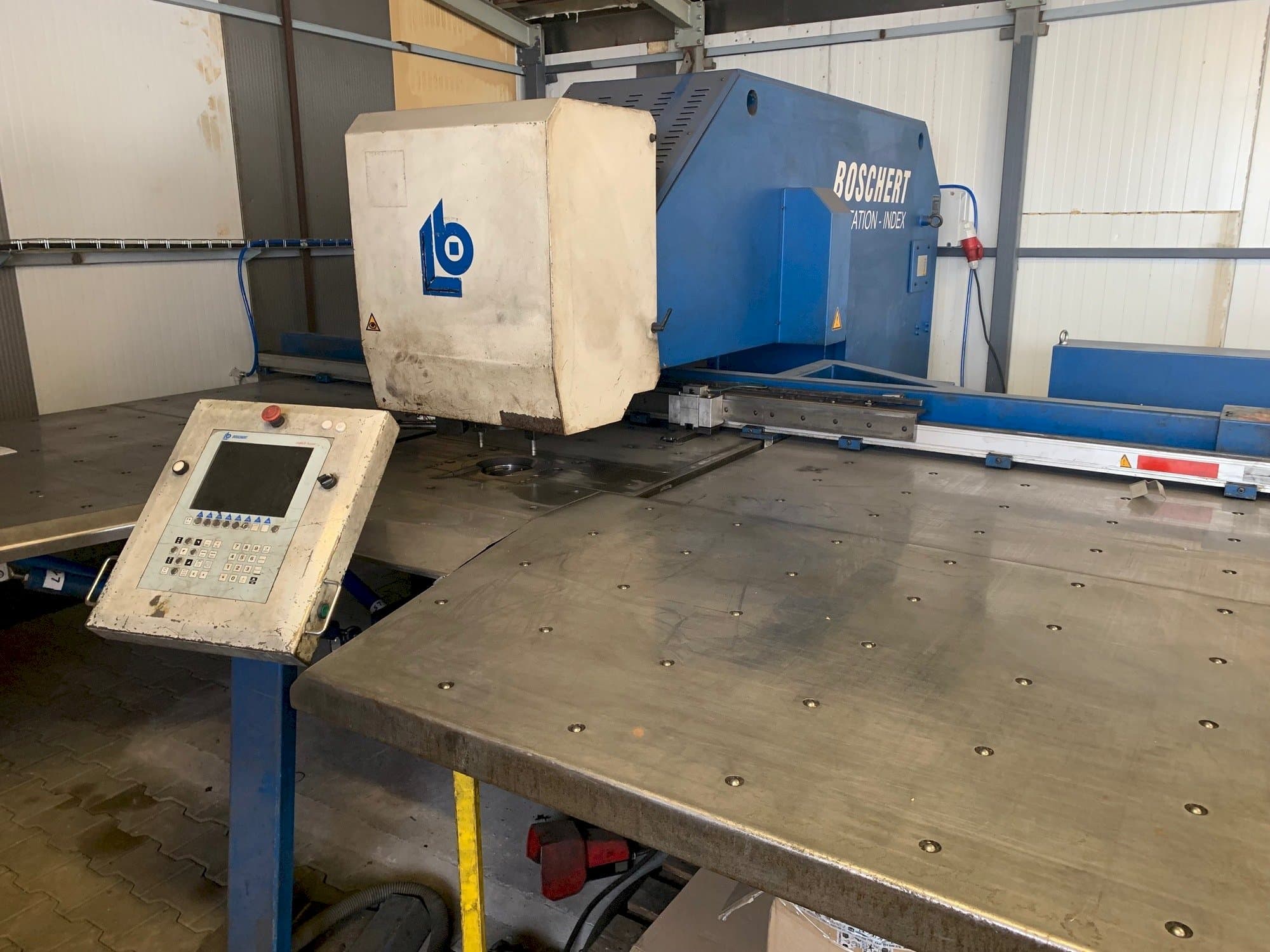 Front view of Boschert EL 1250 Rota-Index  machine