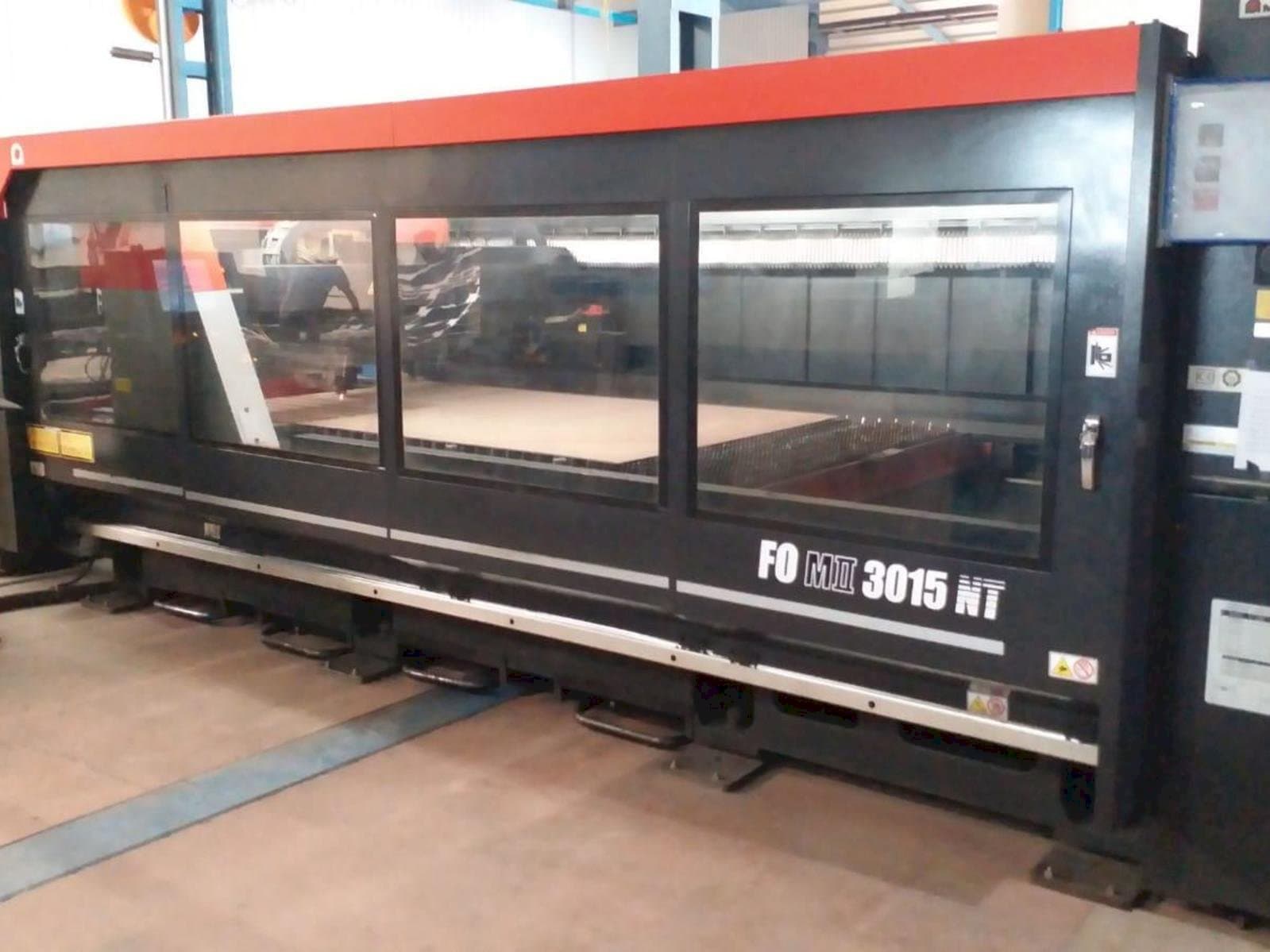 Front view of AMADA F0M2 3015 MT  machine