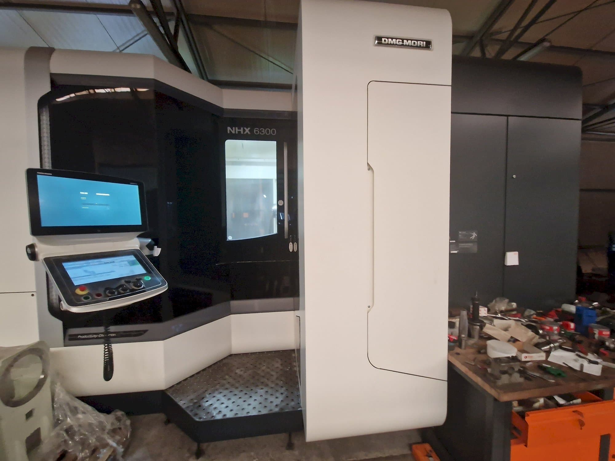 Front view of DMG MORI NHX6300  machine