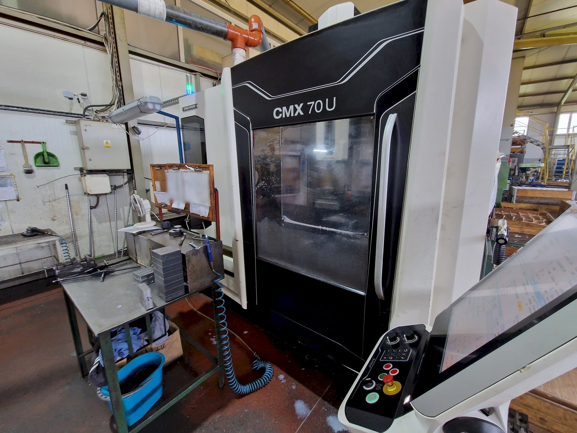 Front view of DMG MORI CMX 70 U  machine