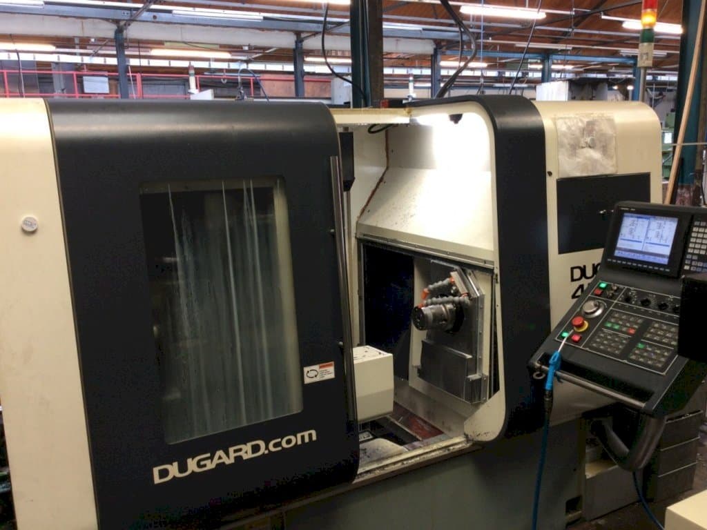 Front view of Dugard									 42 TT  machine