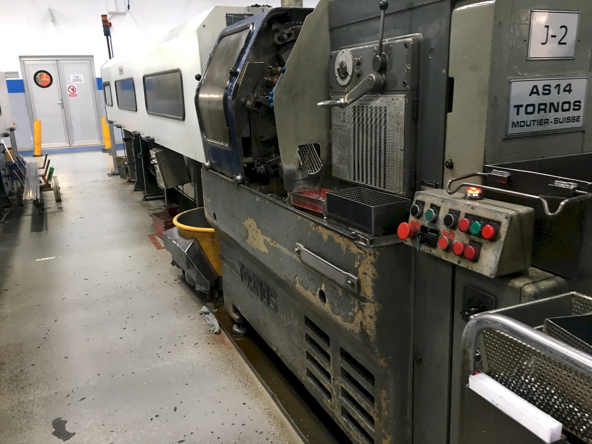 Front view of Tornos-Moutier Suisse AS 14  machine
