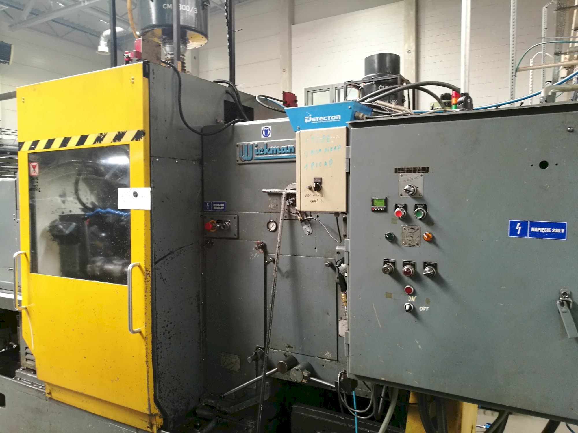 Front view of Wickman 2  1/4"-6  machine