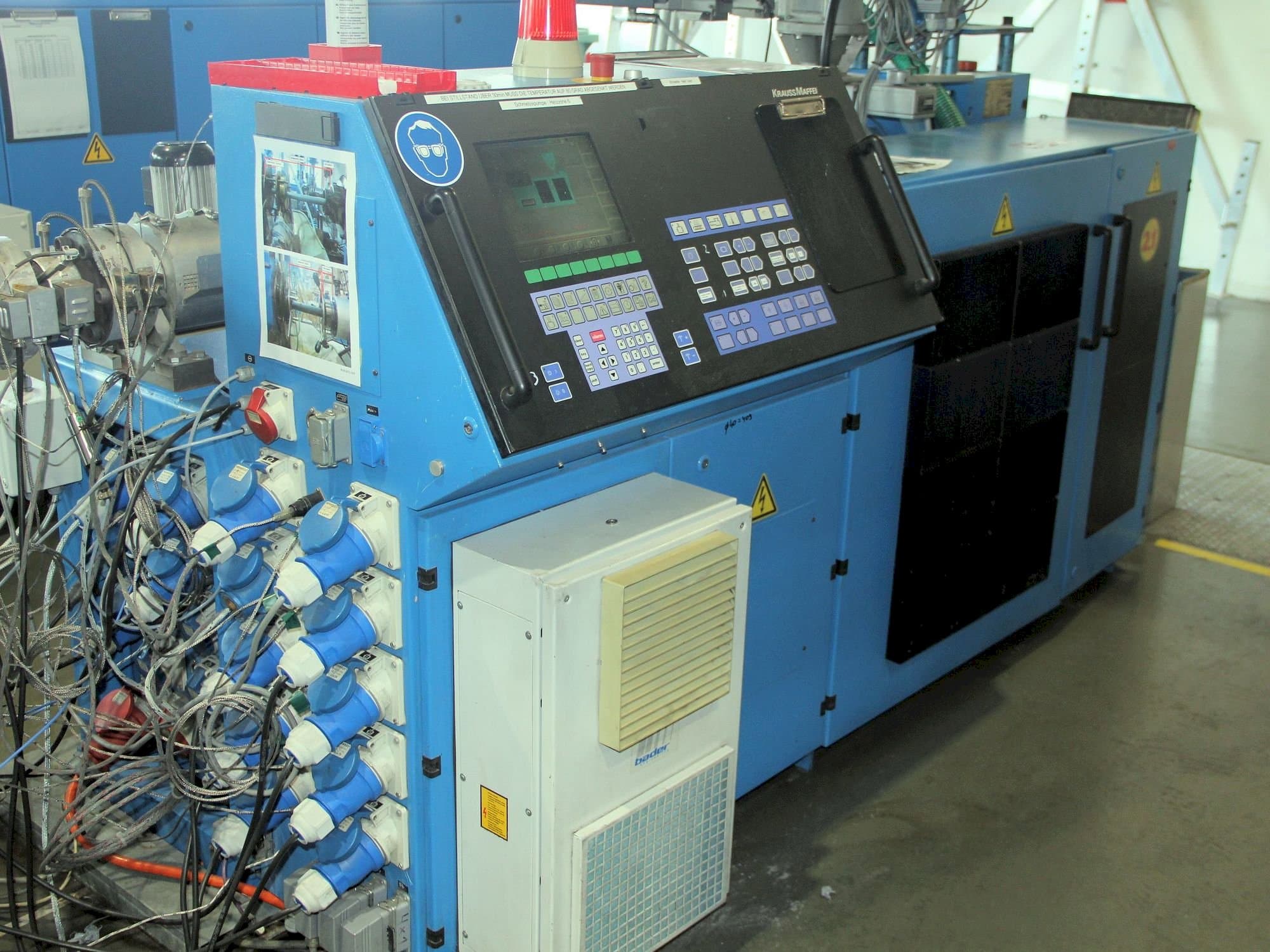 Front view of Krauss Maffei KME 1-75-30 B  machine