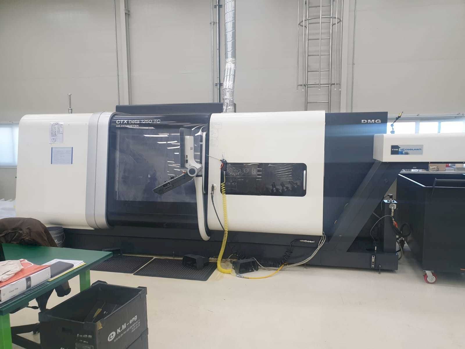 Front view of DMG MORI Gildemeister CTX Beta 1250 TC  machine