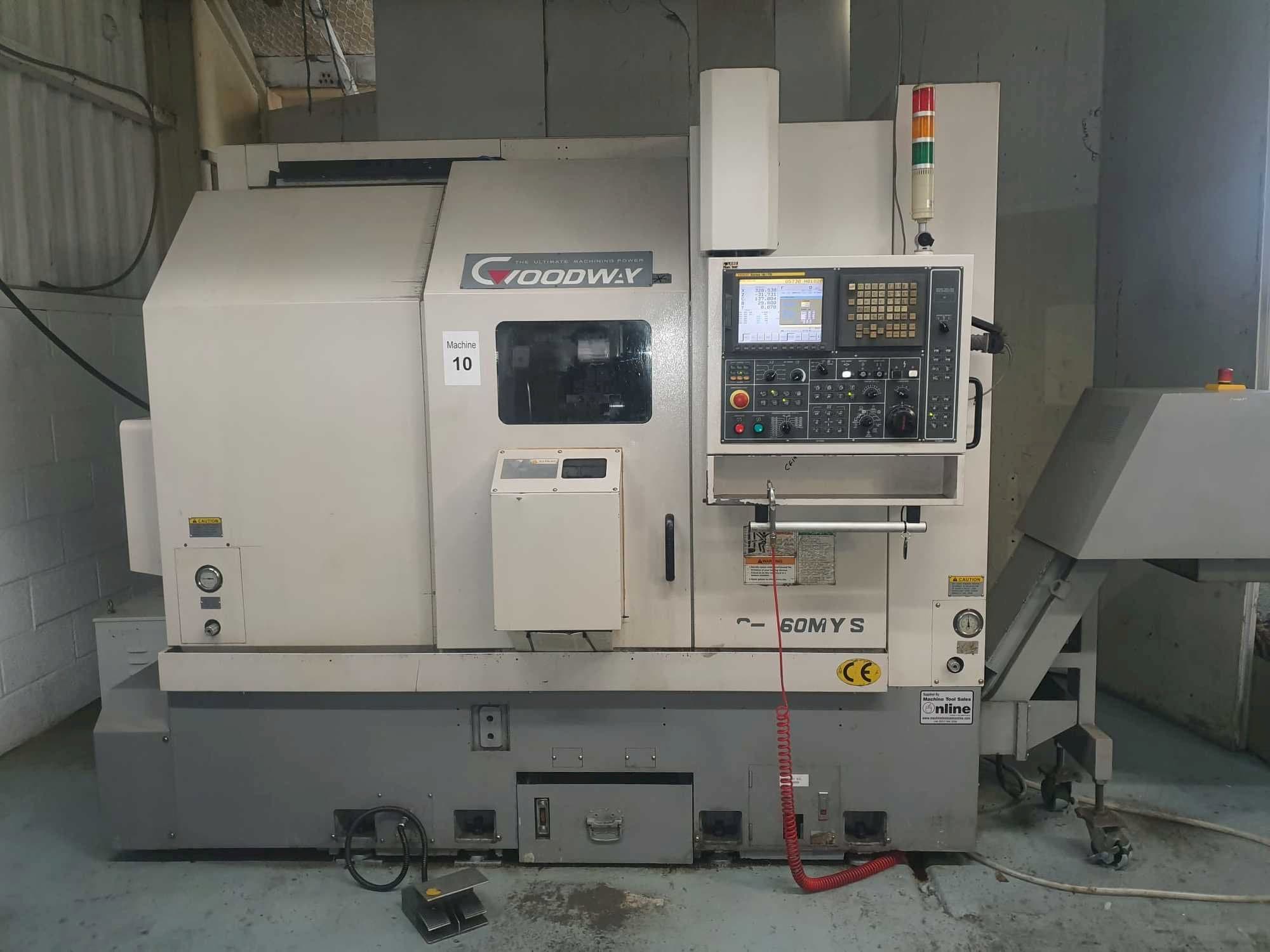 Front view of Goodway GS-260MYS  machine