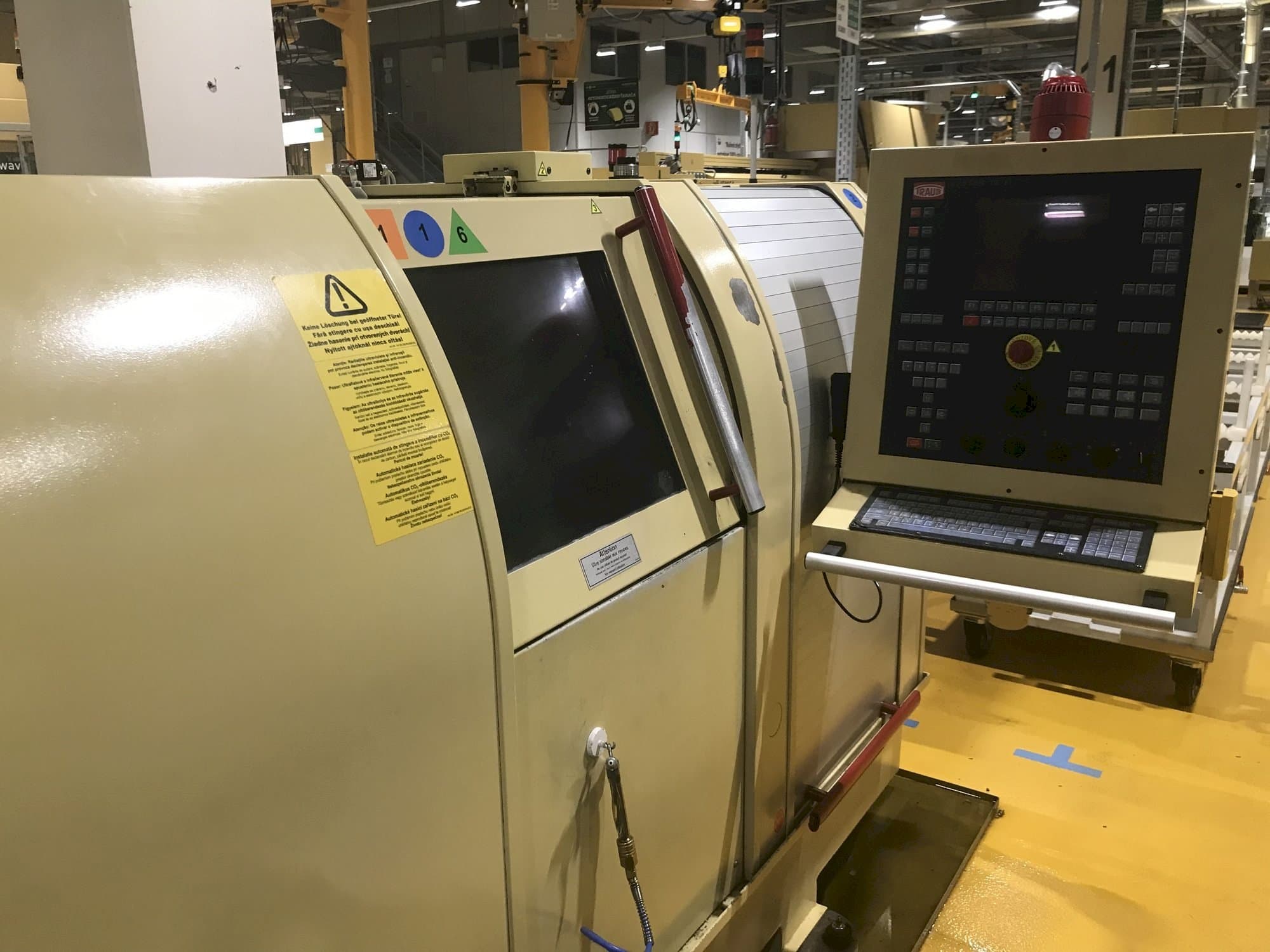 Front view of TRAUB TNL 26 K  machine