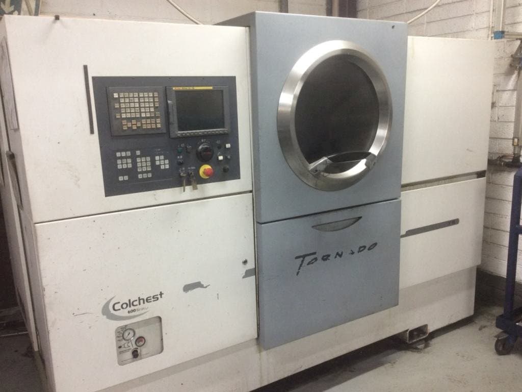 Front view of Colchester Tornado T8  machine