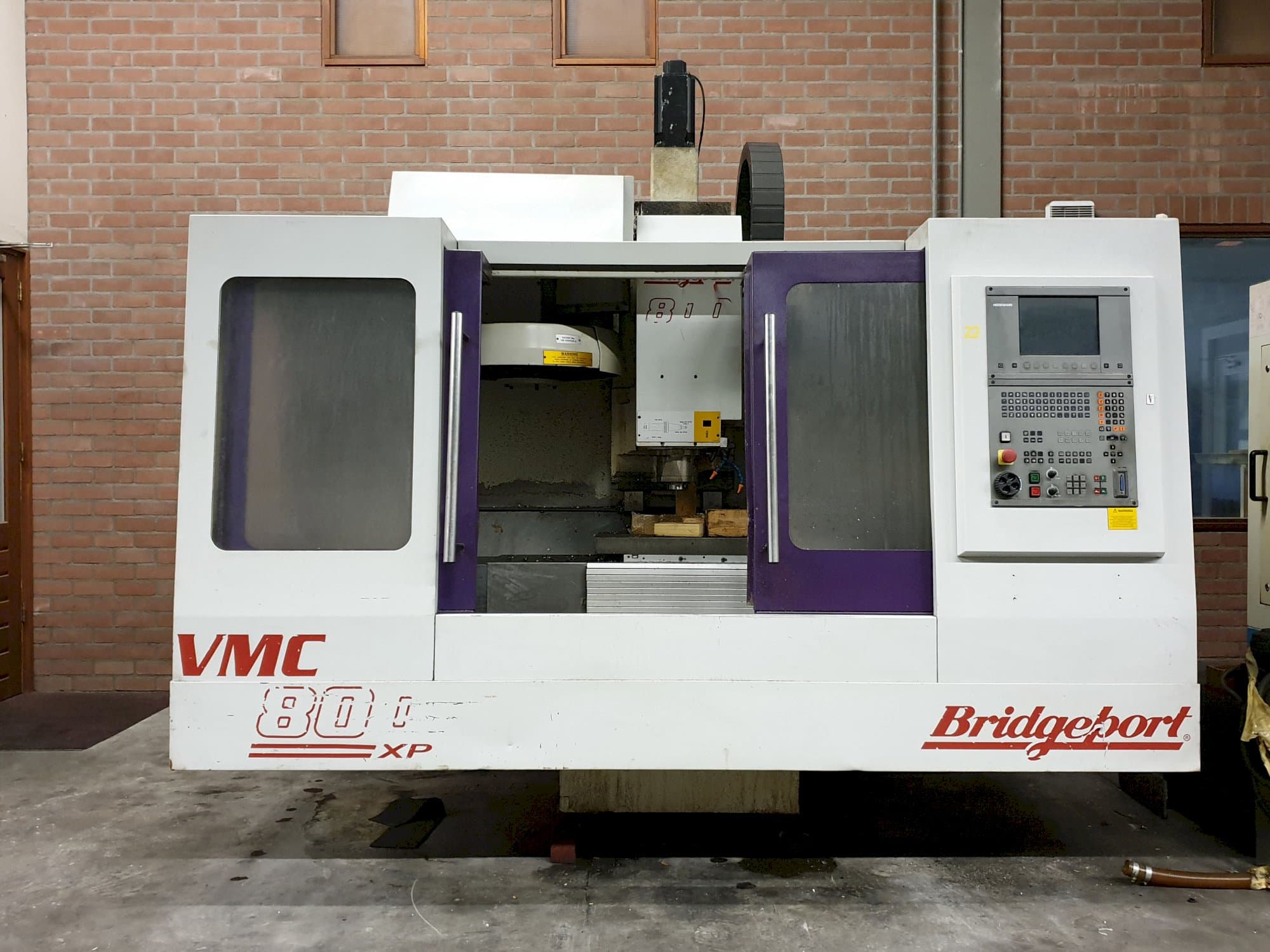 Front view of Bridgeport VMC 800 22 Machine