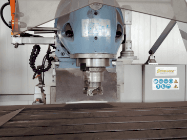 Front view of Bernardo Variomill FU 2000E Servo  machine