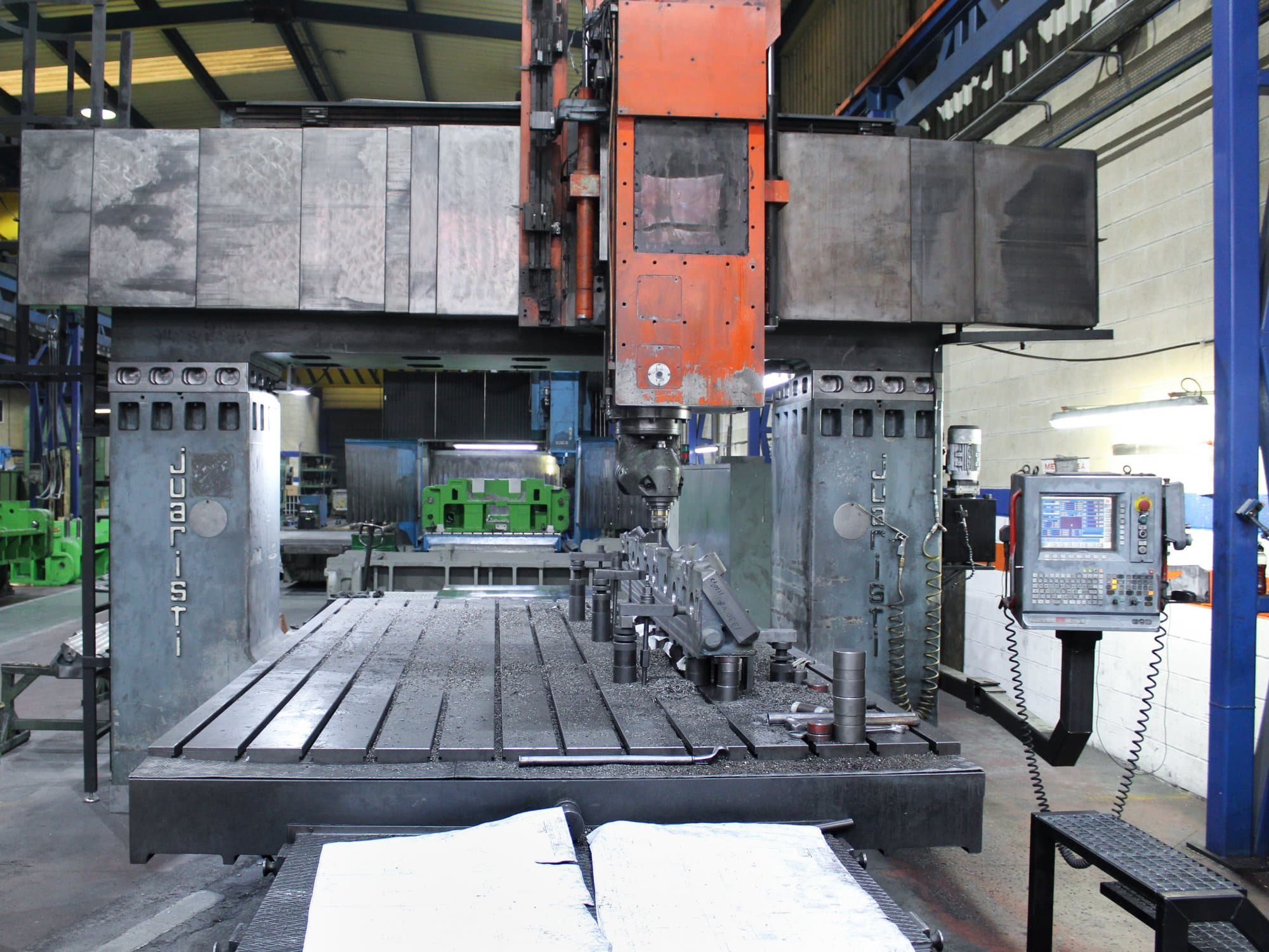 Front view of Juaristi FTF-1-CNC-COP machine