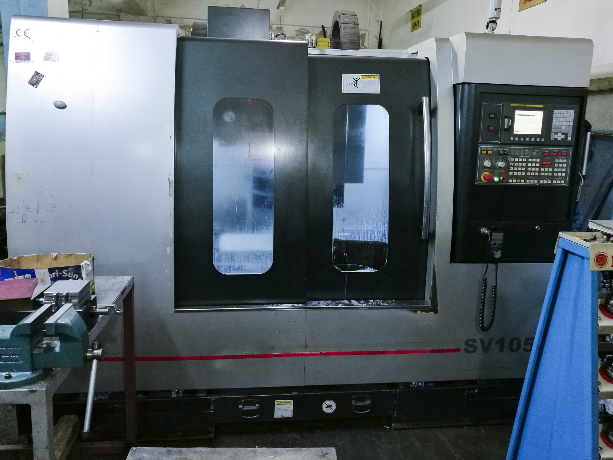 Front view of Pinnacle SV105 machine