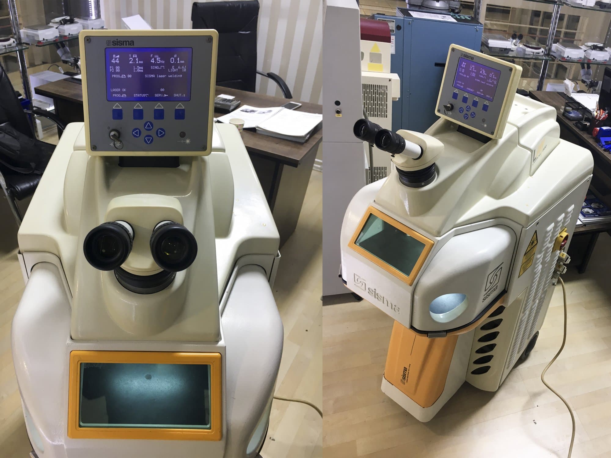 Front view of SISMA LM 500 Machine