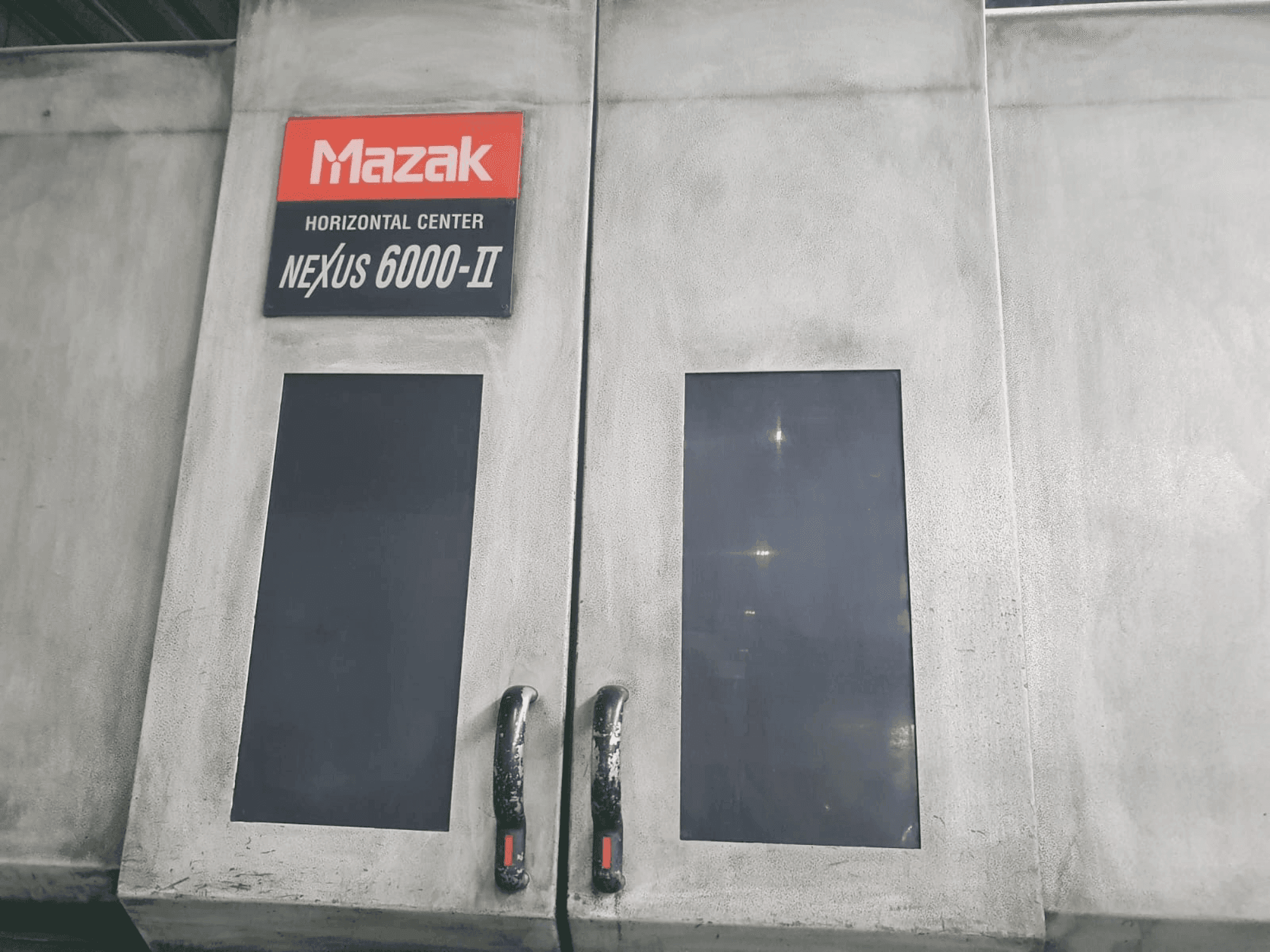 Front view of Mazak HI Nexus 6000 II machine