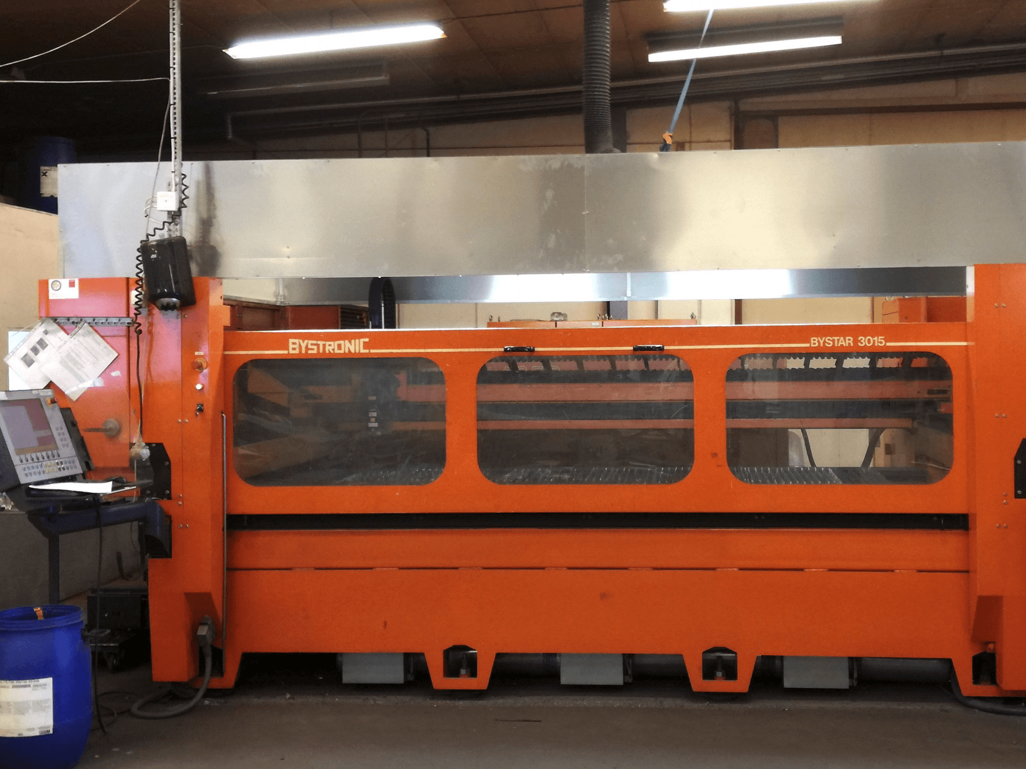 Front view of Bystronic Bystar 3015 machine