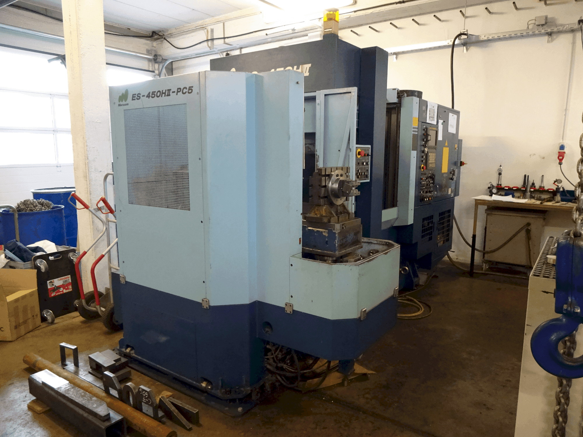 Front view of Matsuura ES-450HII PC5 machine