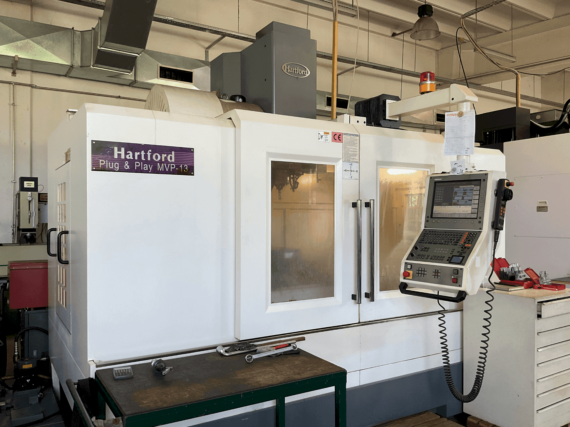 Front view of HARTFORD MVP-13 machine