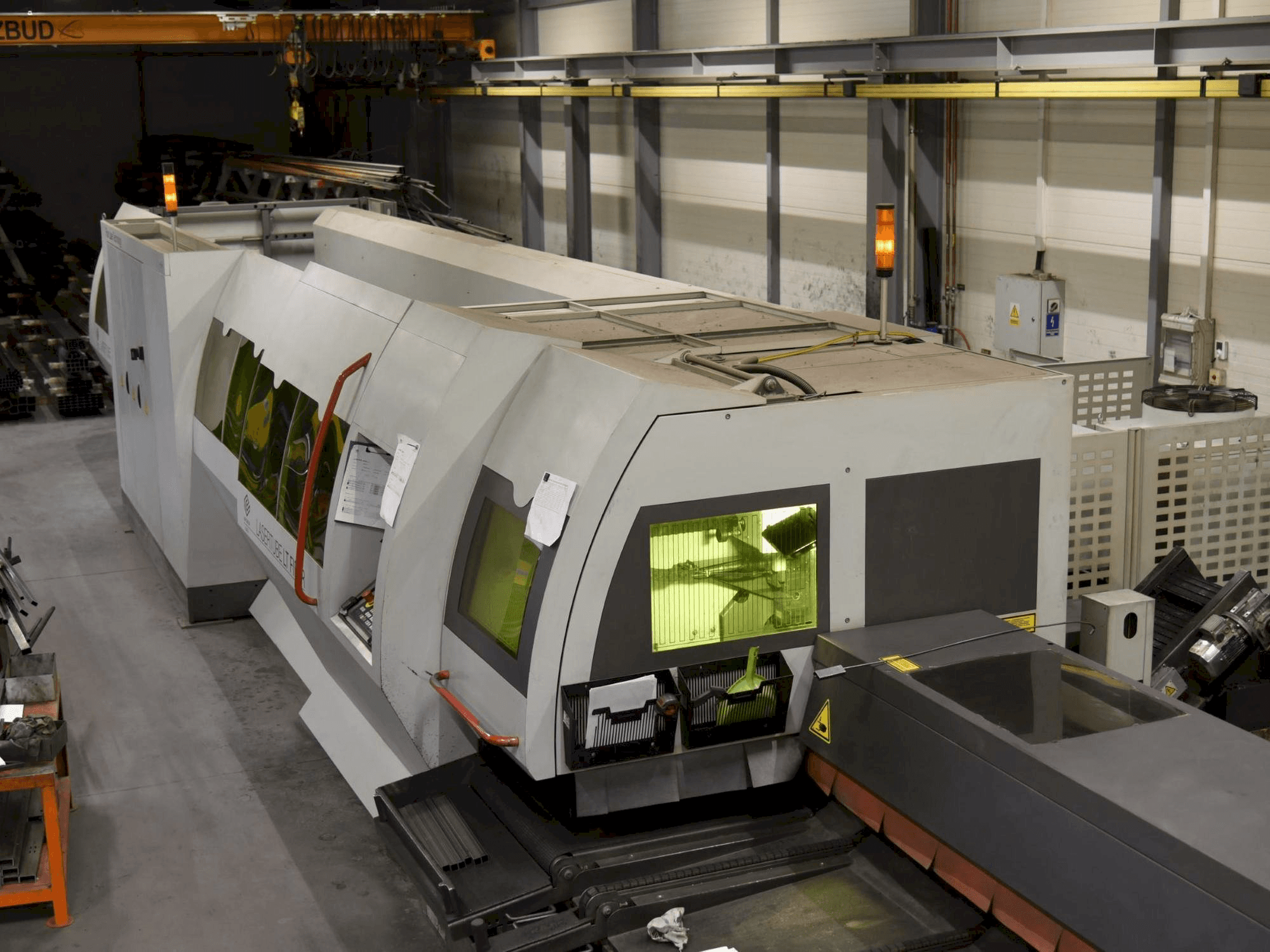 Front view of BLM ADIGE LaserTube LT Fiber machine