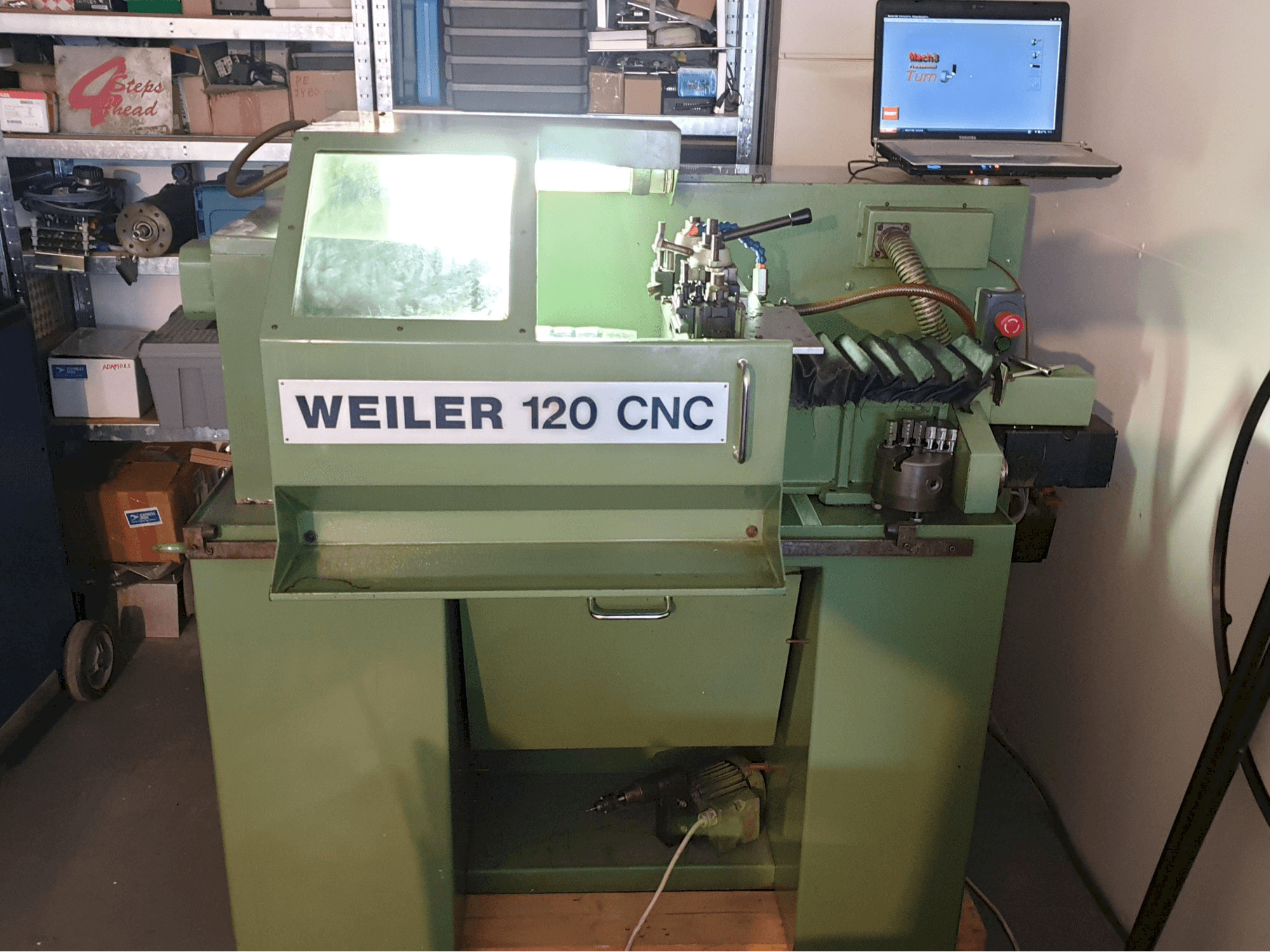 Front view of Weiler 120 CNC Machine