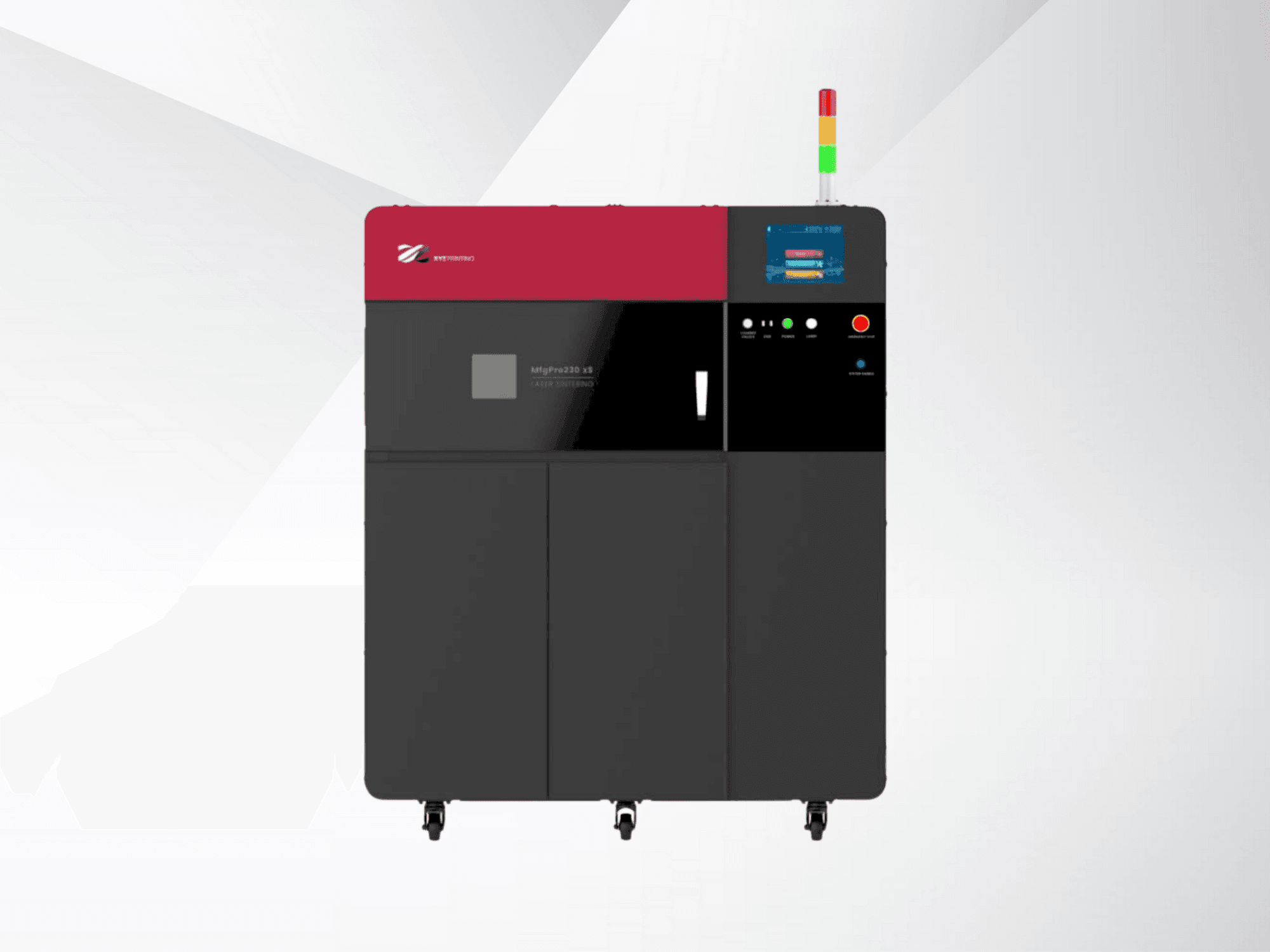 Front view of XYZprinting MfgPro230 xS machine