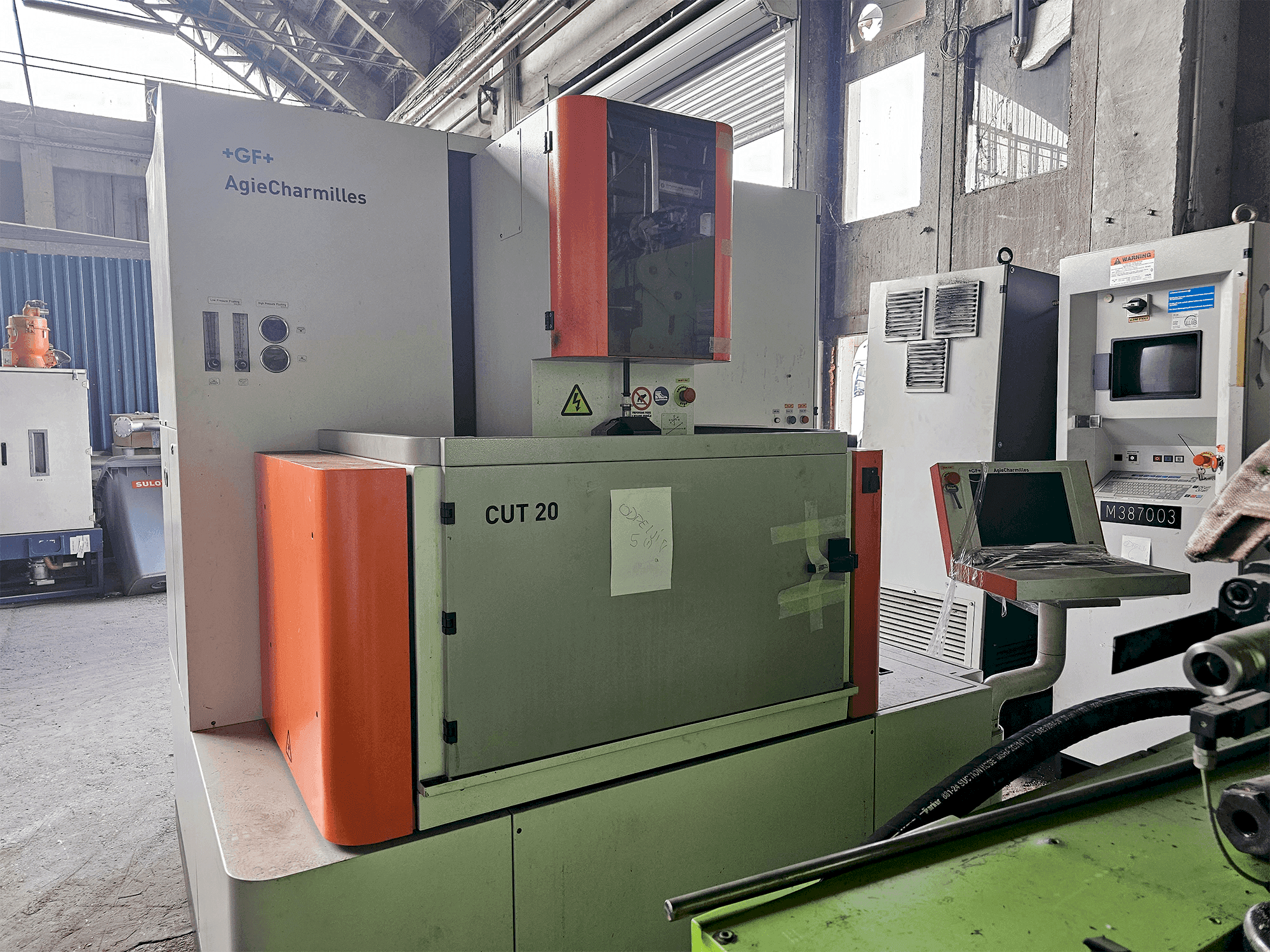 Front view of AgieCharmilles CUT 20 machine