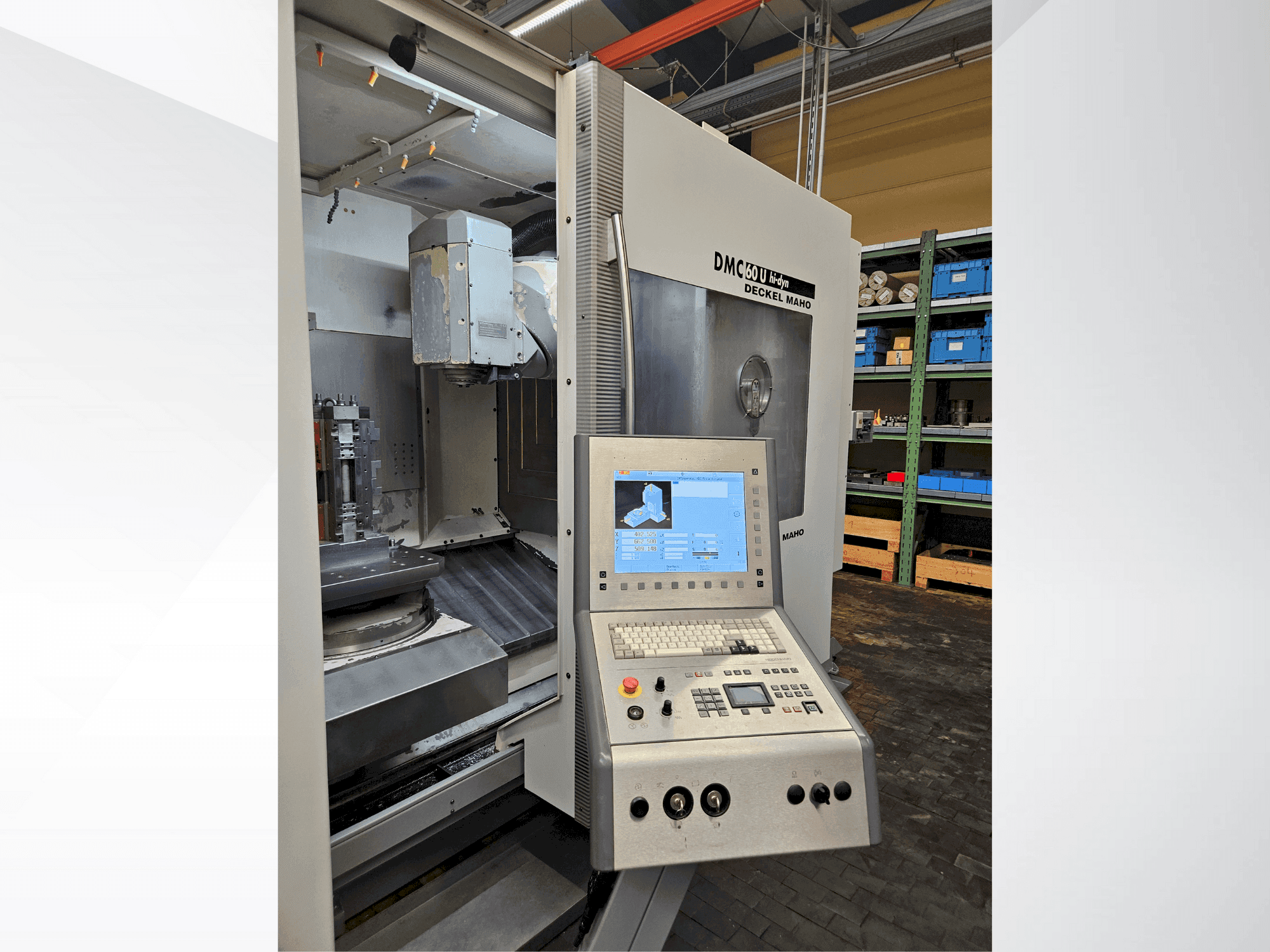 Front view of DMG DECKEL MAHO DMC 60U RS5 machine