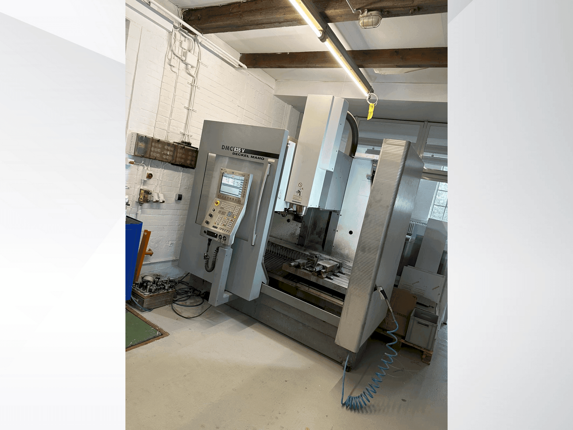 Front view of DECKEL DMC 835 V machine