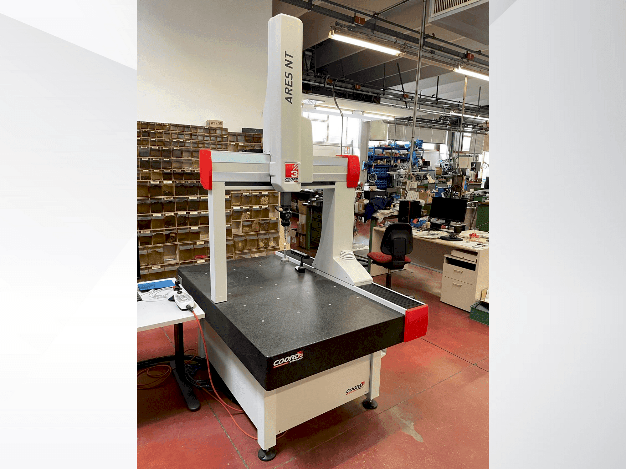 Front view of Coord3 ARES NT 1075 MOT machine