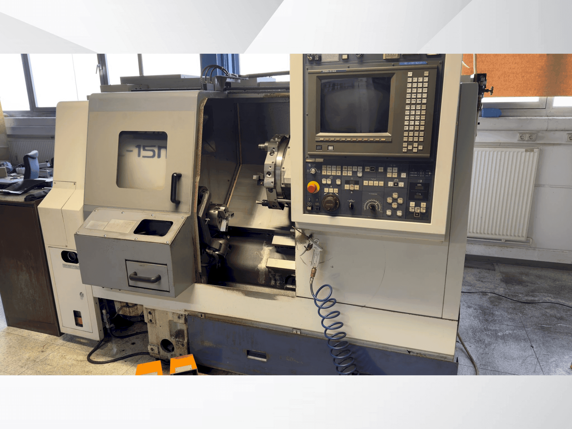 Front view of MORI SEIKI SL-15MC machine