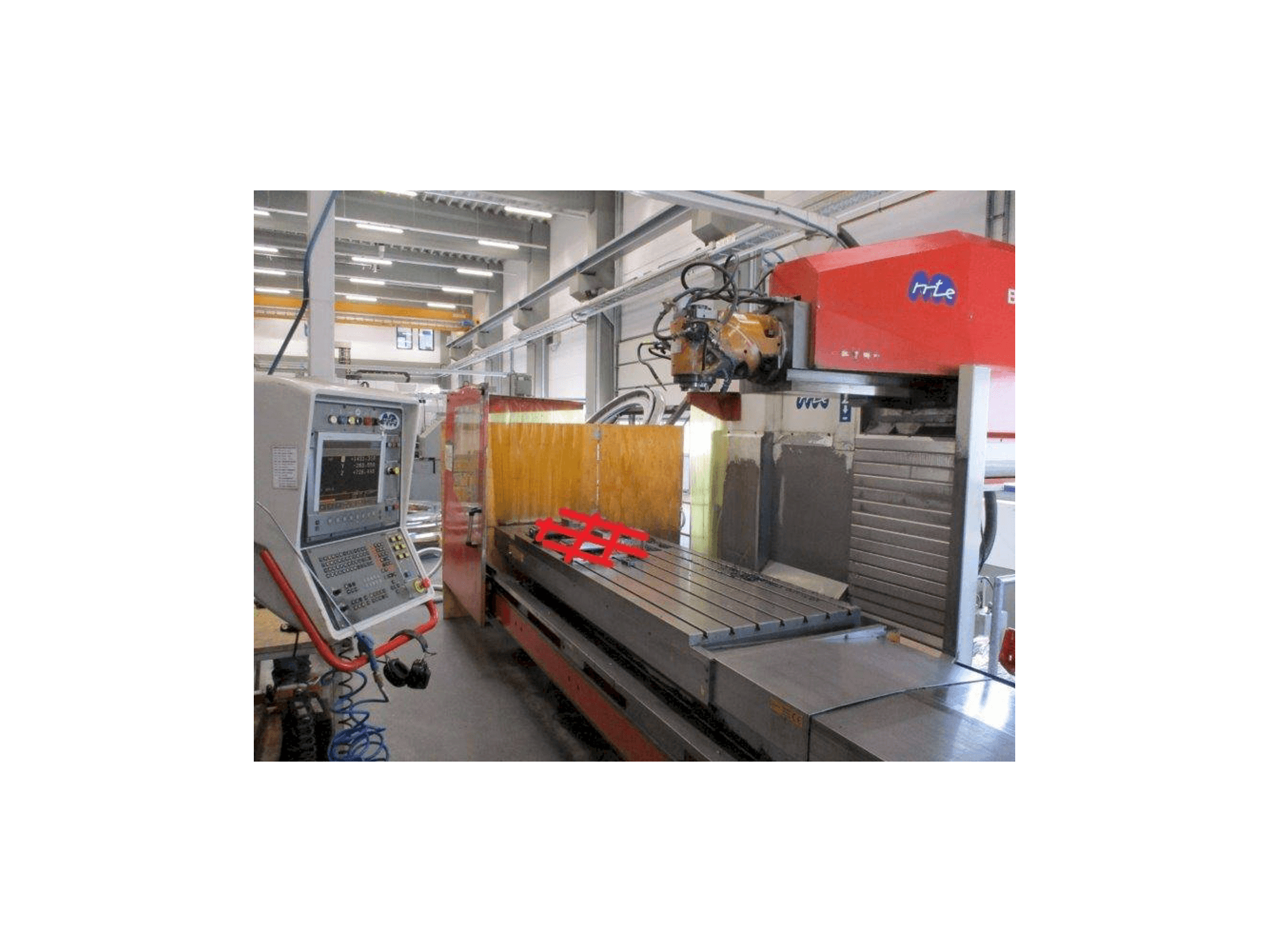 Front view of MTE BF-2700 machine