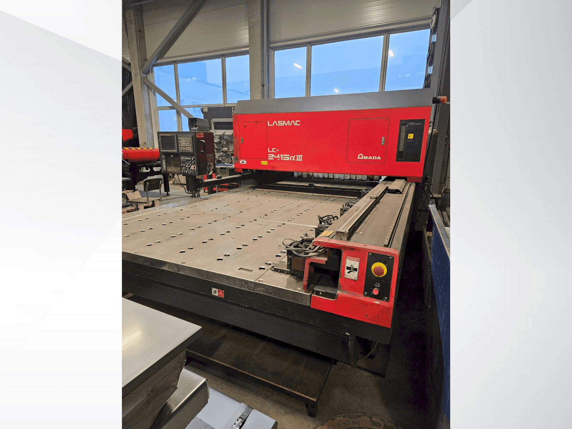 Front view of AMADA LC 2415 A3 machine