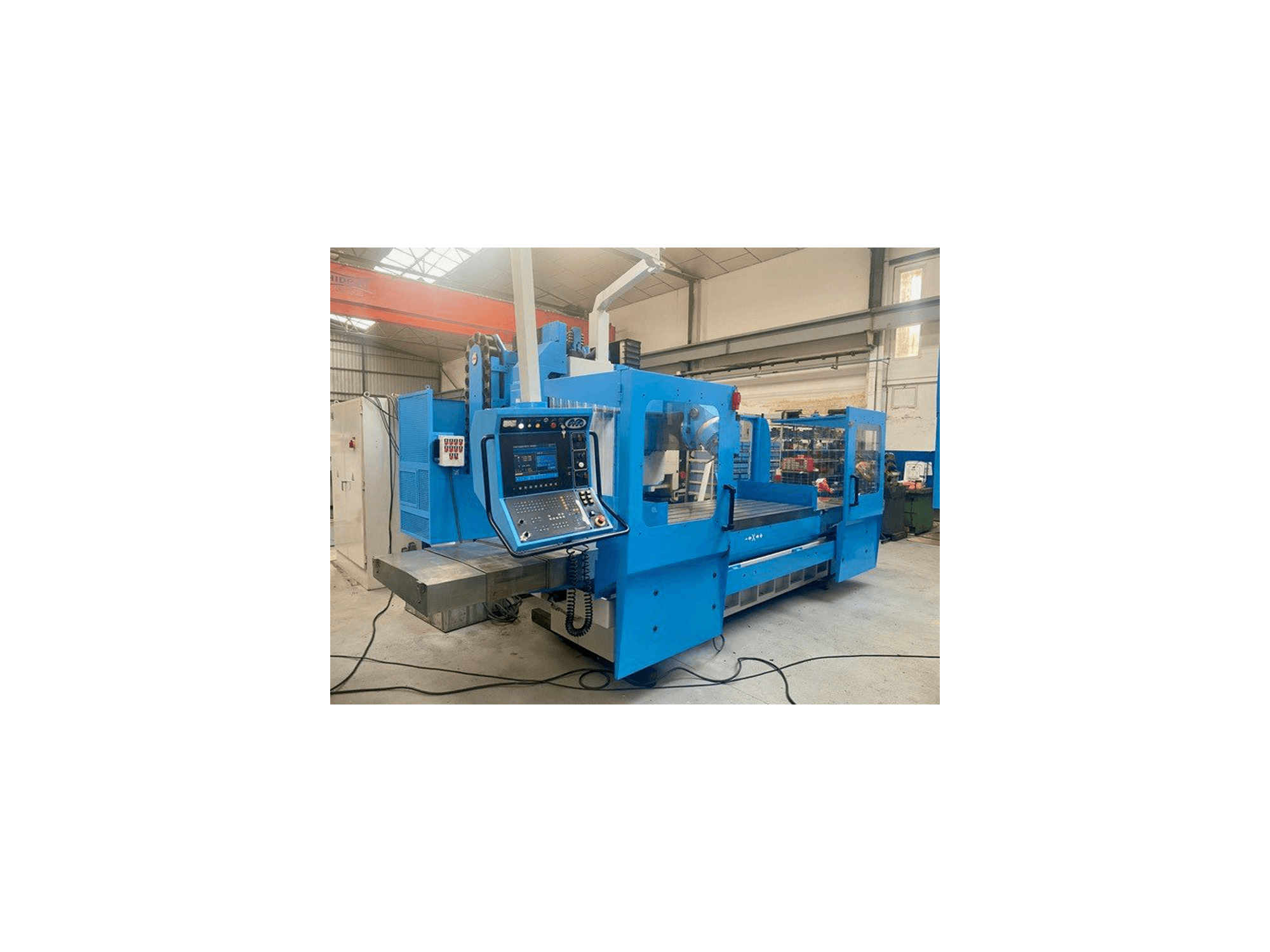 Front view of MTE BF 2200 machine