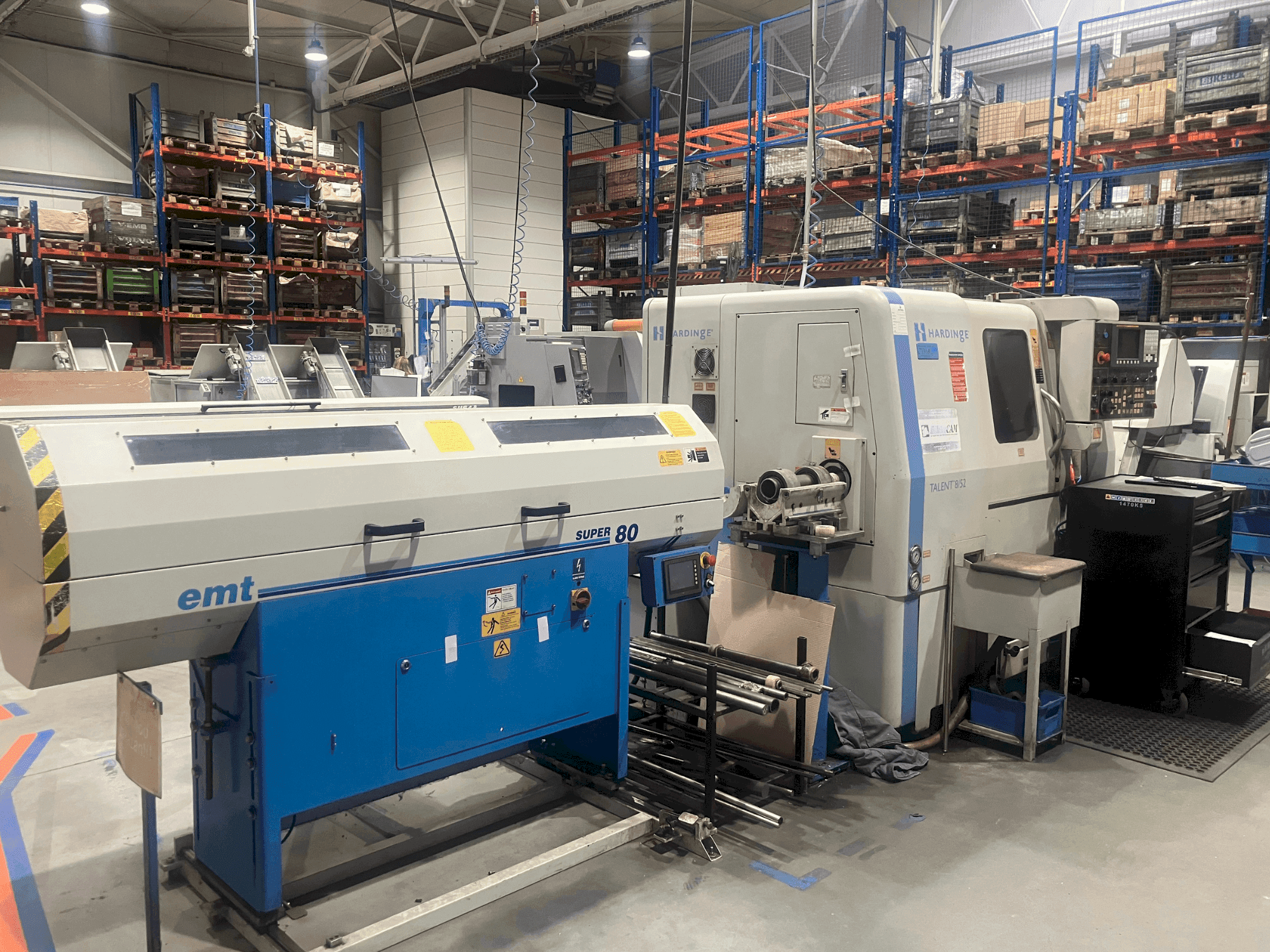 Front view of HARDINGE Talent 8/52 machine